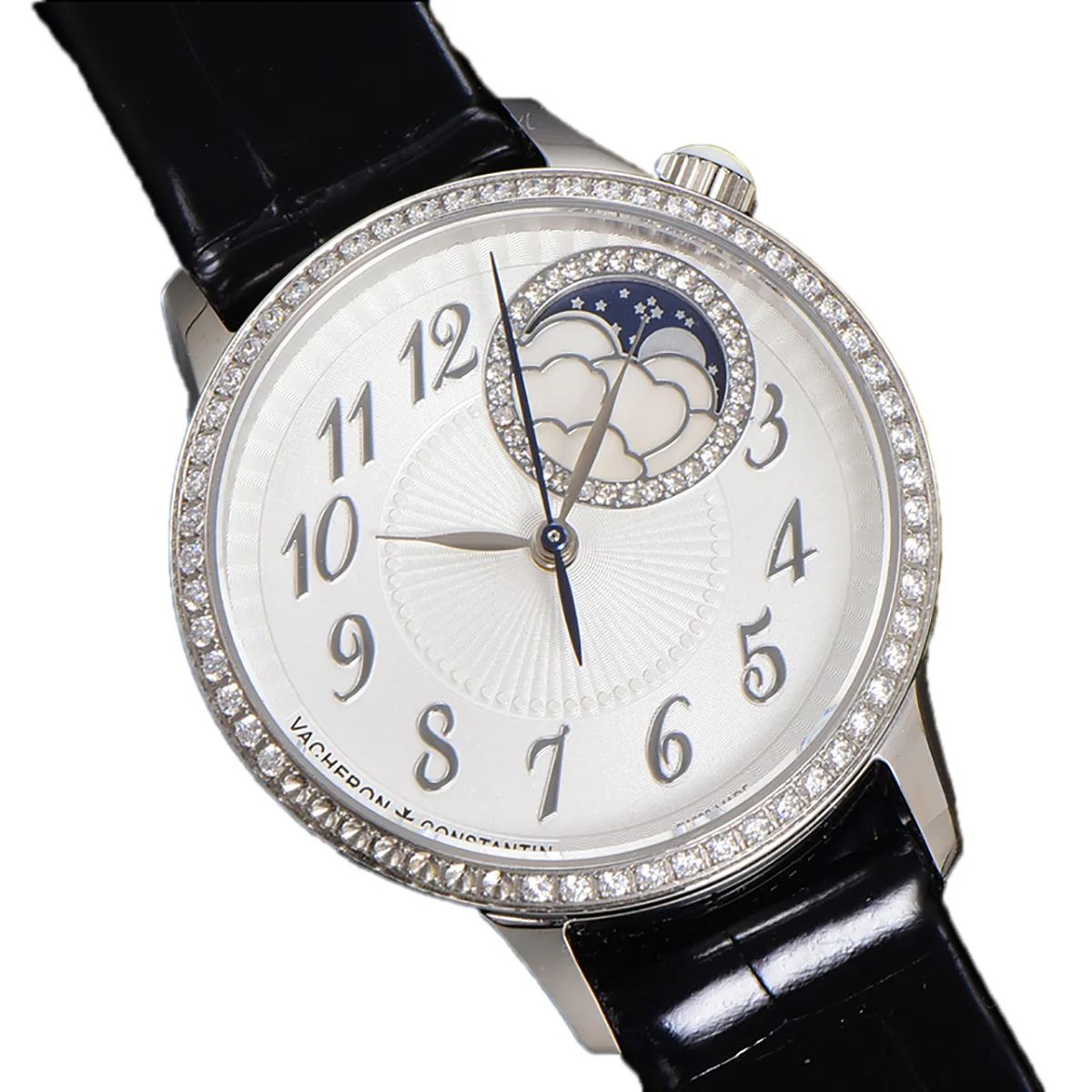 Egerie Moonphase Muse White Dial in Steel