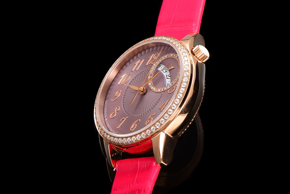 Egerie Muse Brown Dial in Pink Gold
