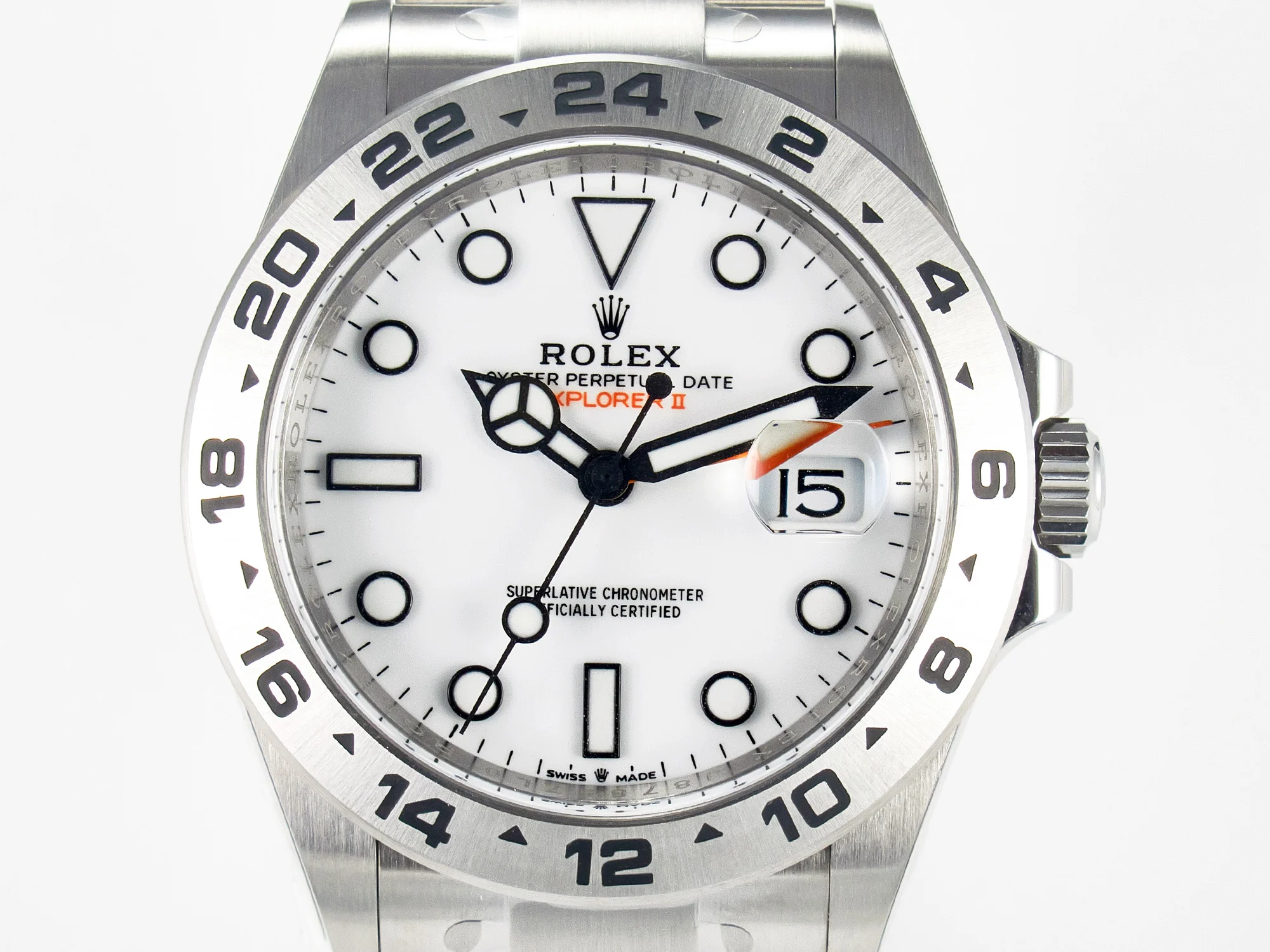 Explorer II 42mm 226570 904L SS Clean 1:1 Best Edition White Dial on Bracelet DD3285 CHS