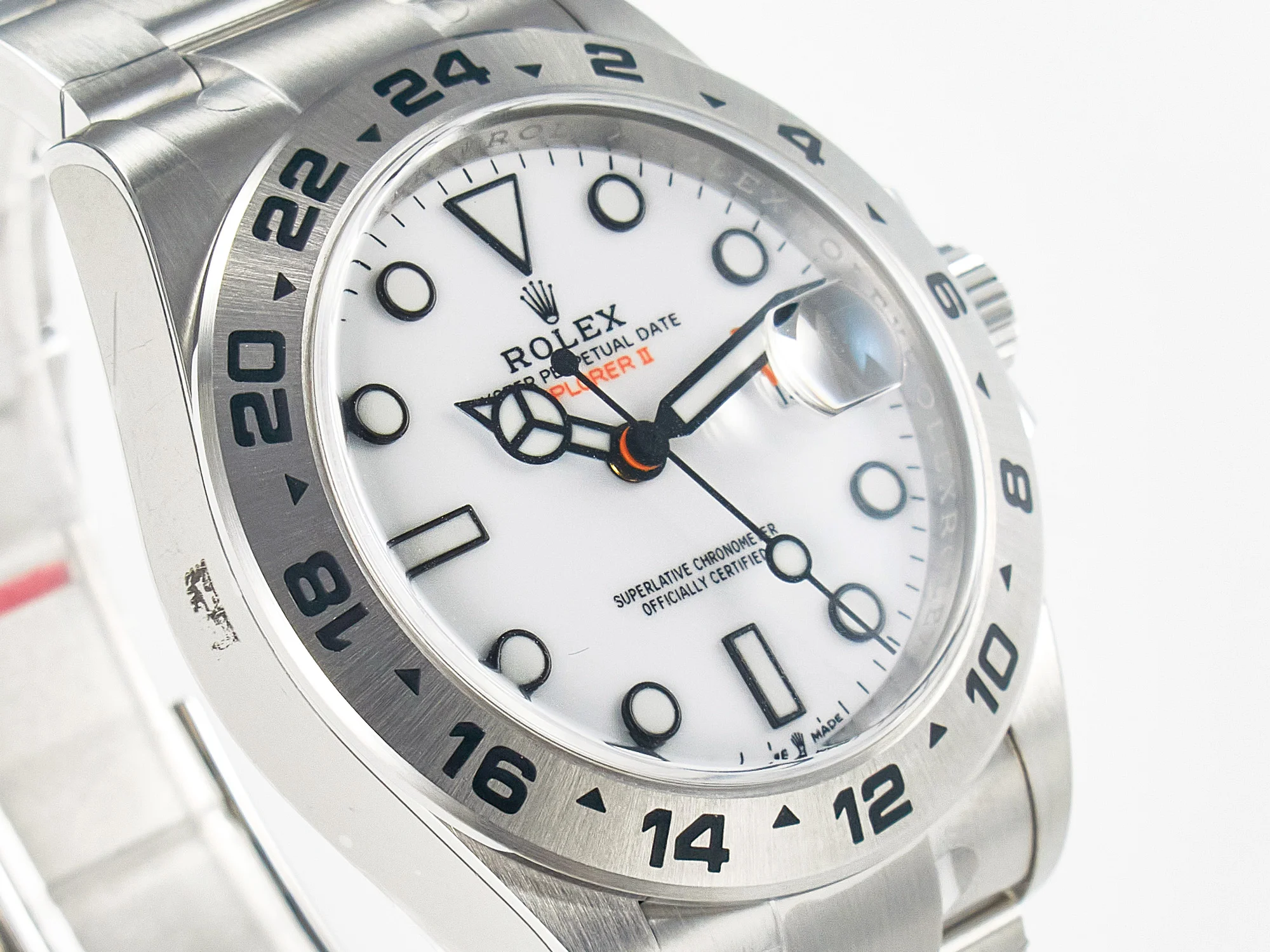 Explorer II 42mm 226570 904L SS Clean 1:1 Best Edition White Dial on Bracelet DD3285 CHS