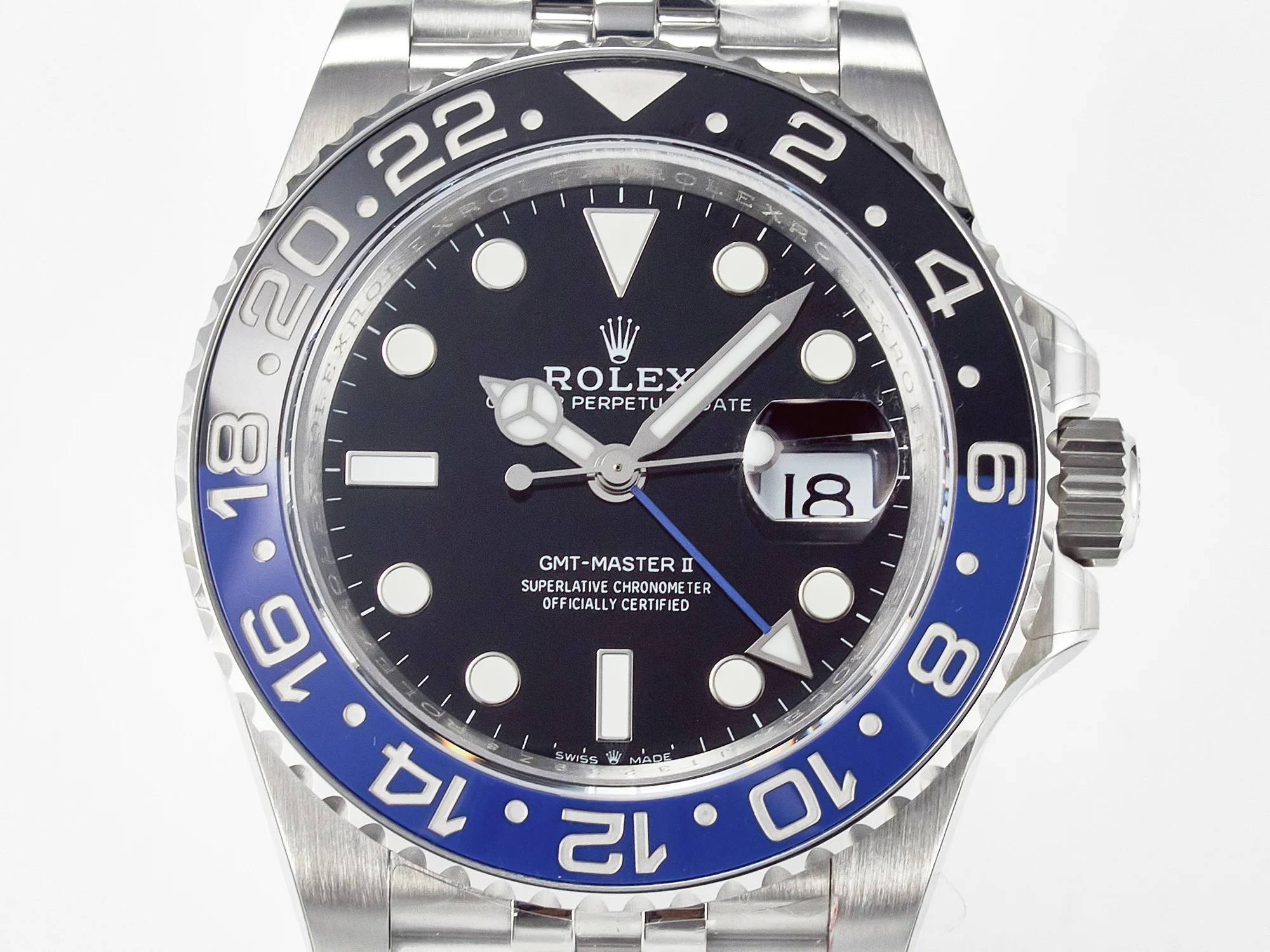 GMT-Master II 126710 BLNR Blue/Black Ceramic QF 1:1 Best Edition on Jubilee Bracelet VR3285 CHS