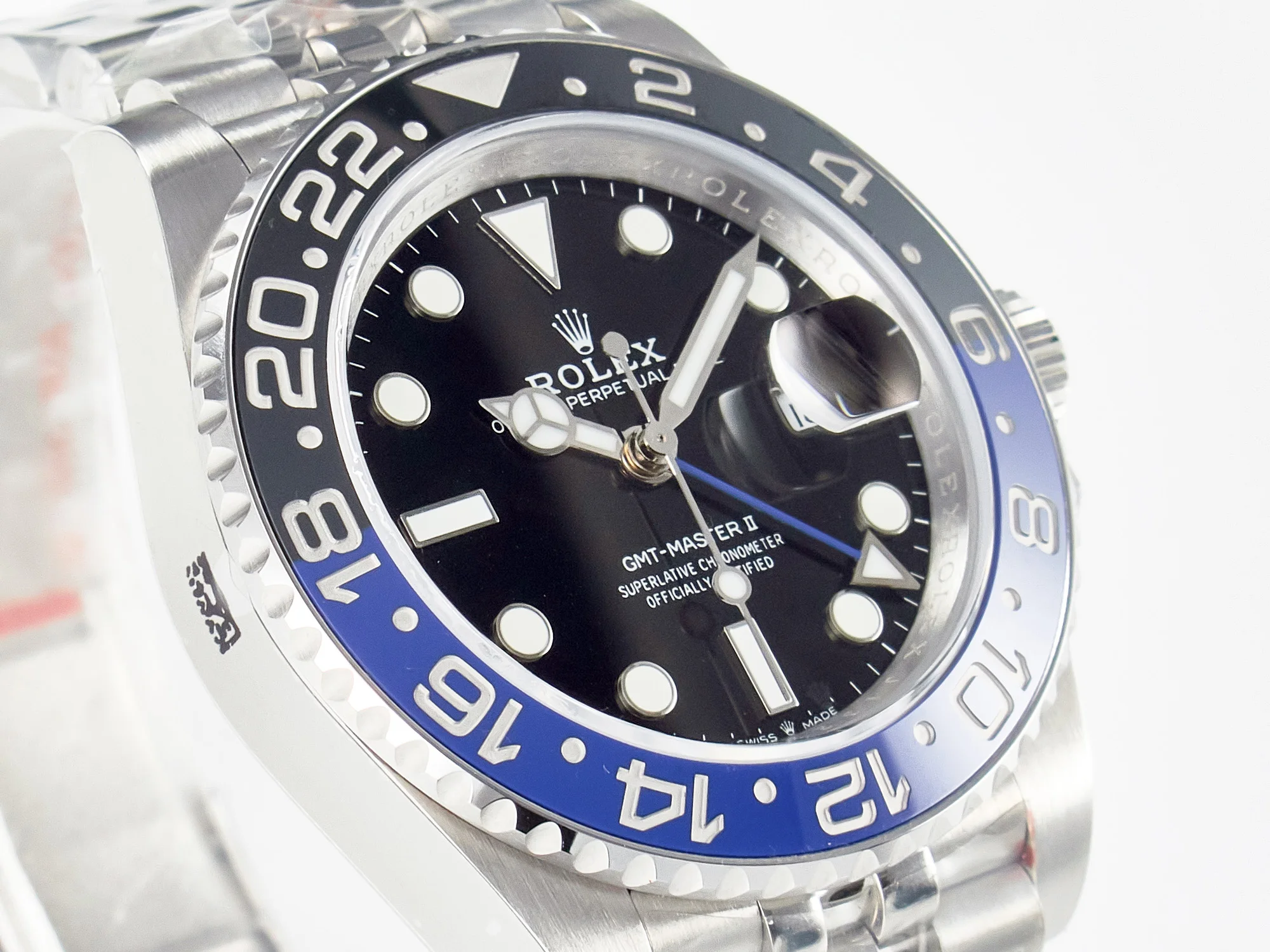 GMT-Master II 126710 BLNR Blue/Black Ceramic QF 1:1 Best Edition on Jubilee Bracelet VR3285 CHS
