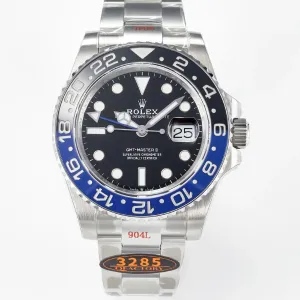 GMT-Master II 126710 BLNR Blue/Black Ceramic QF 1:1 Best Edition on Oyster Bracelet VR3285 CHS