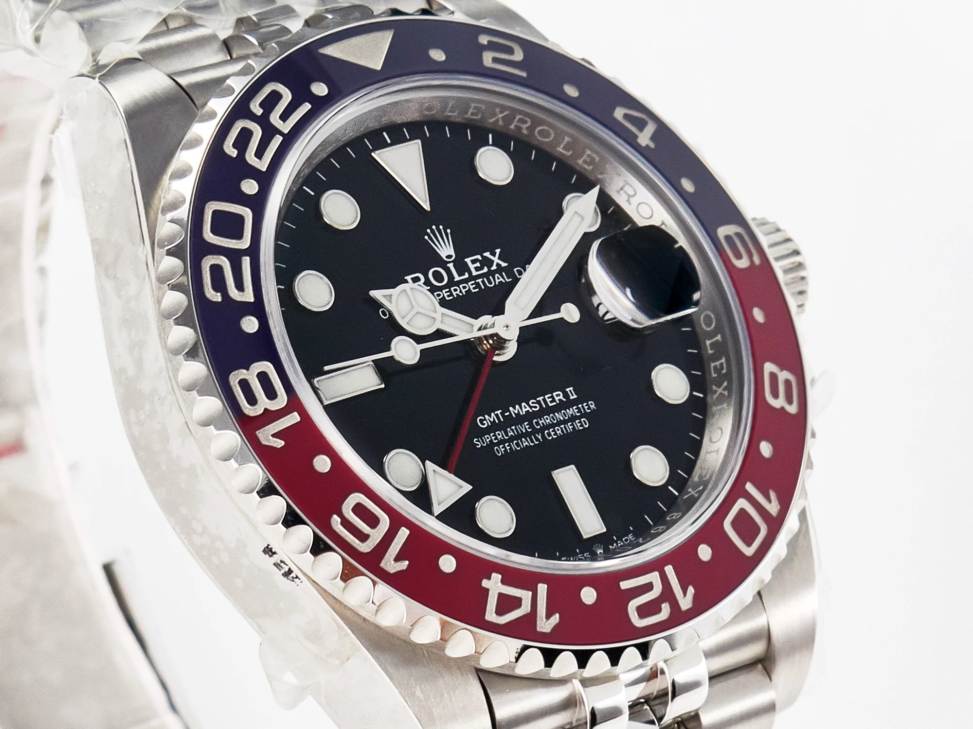 GMT-Master II 126710 BLRO Blue/Red Ceramic 904L ARF 1:1 Best Edition on Jubilee Bracelet SH3285 V3