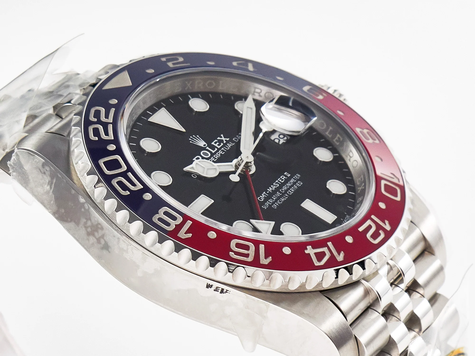GMT-Master II 126710 BLRO Blue/Red Ceramic 904L ARF 1:1 Best Edition on Jubilee Bracelet SH3285 V3