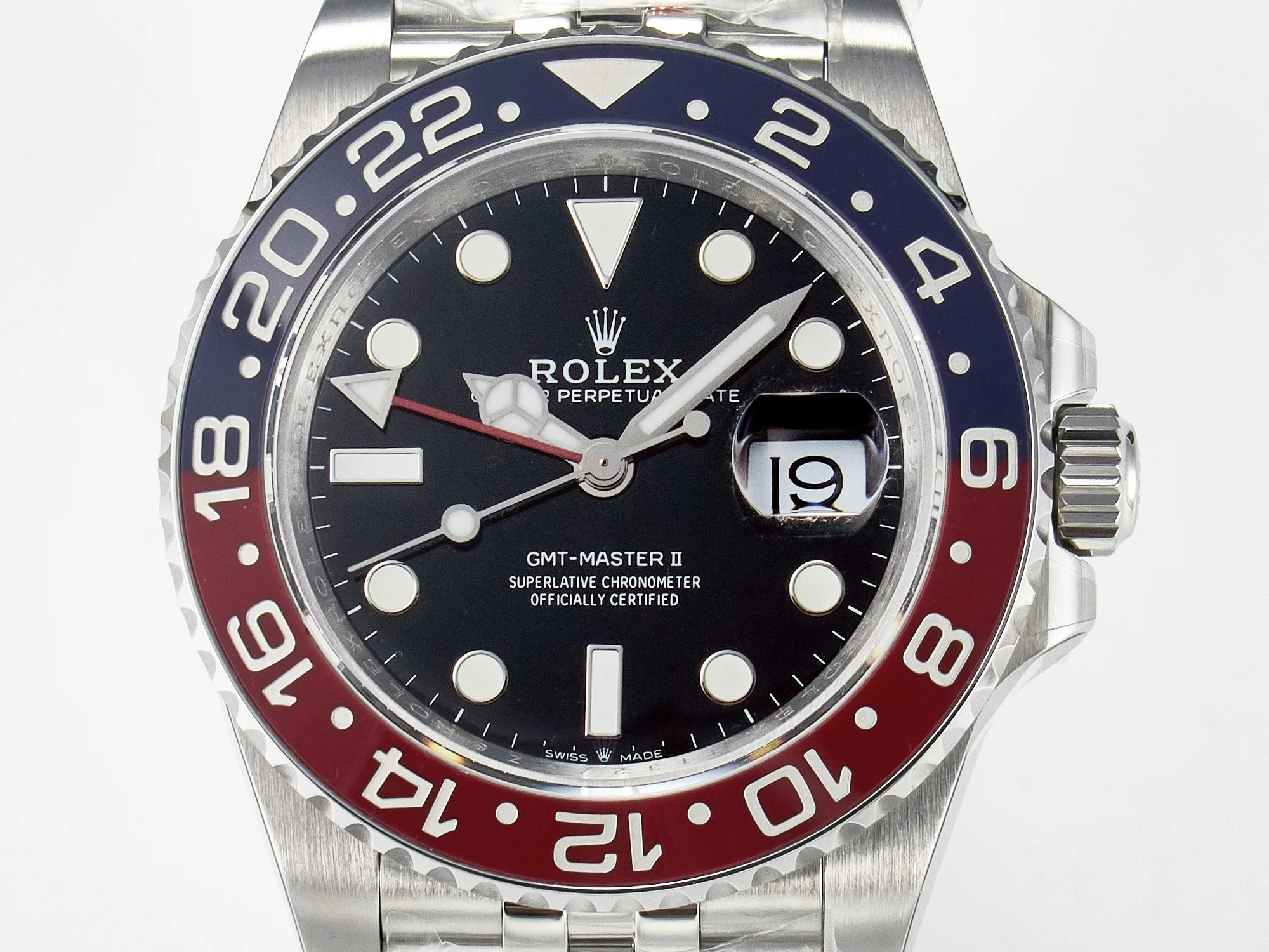 GMT-Master II 126710 BLRO Blue/Red Ceramic QF 1:1 Best Edition on Jubilee Bracelet VR3285 CHS