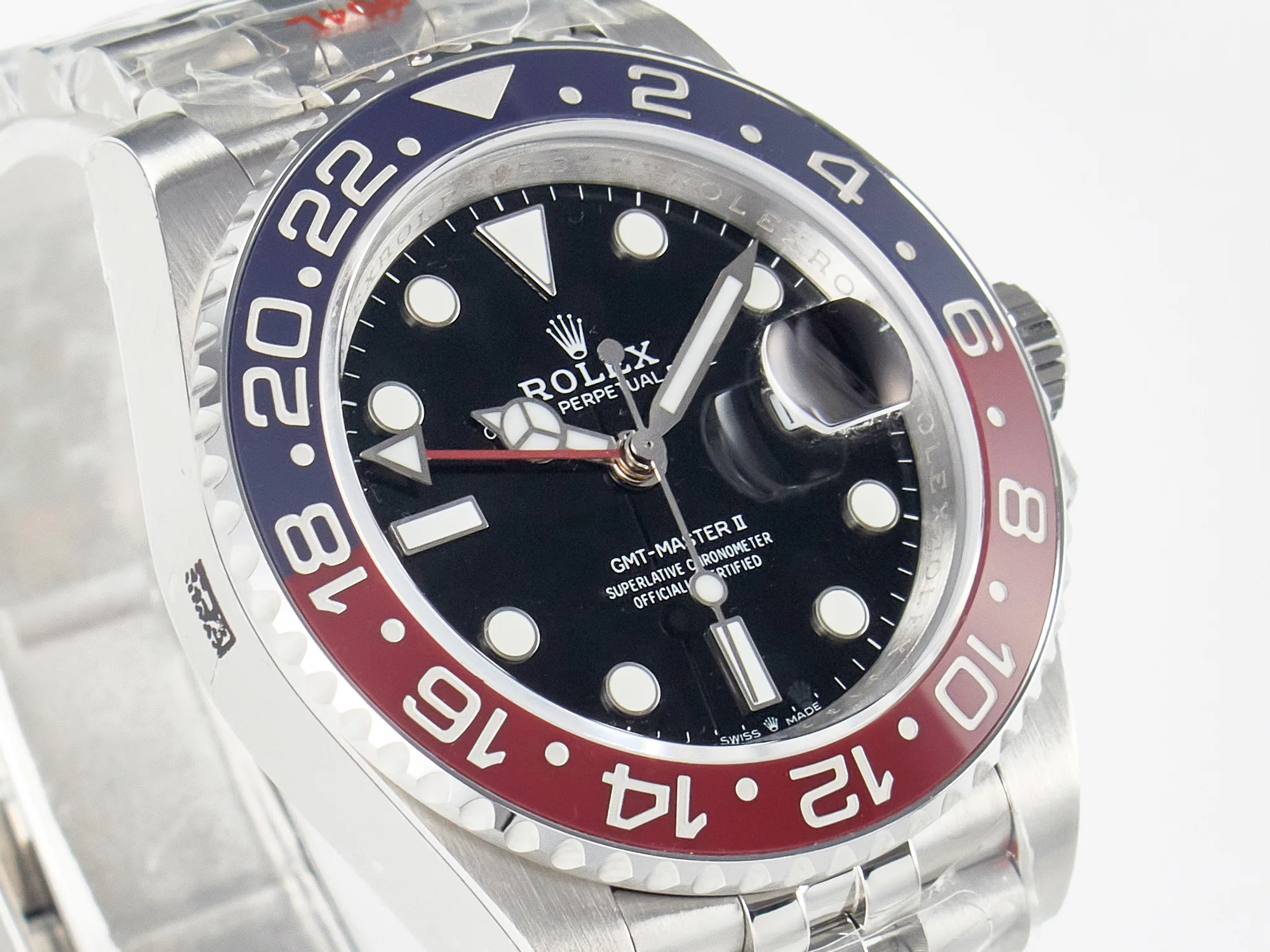 GMT-Master II 126710 BLRO Blue/Red Ceramic QF 1:1 Best Edition on Jubilee Bracelet VR3285 CHS