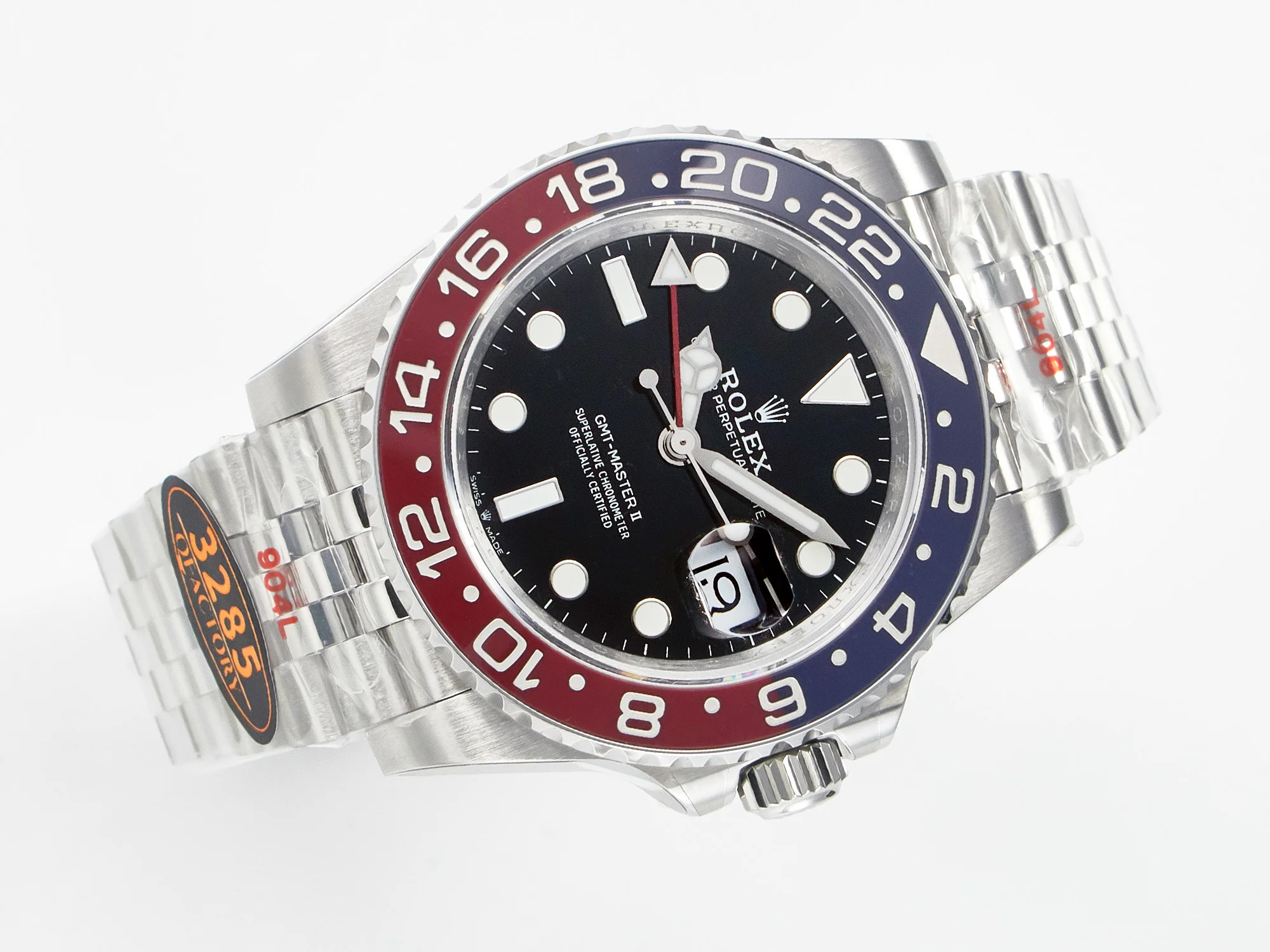 GMT-Master II 126710 BLRO Blue/Red Ceramic QF 1:1 Best Edition on Jubilee Bracelet VR3285 CHS