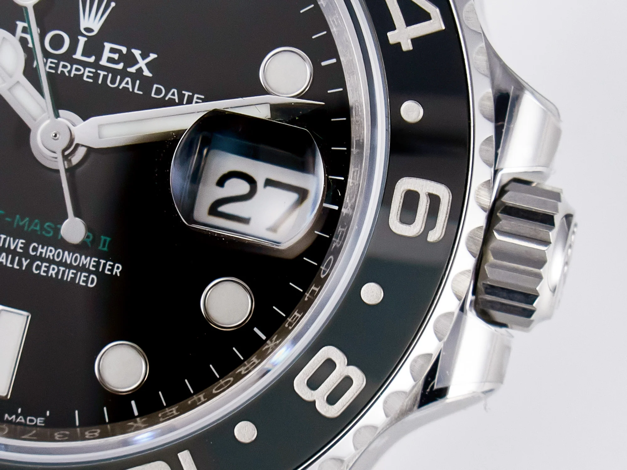 GMT-Master II 126710 GRNR Black/Gray Ceramic 904L Steel ARF 1:1 Best Edition on Oyster Strap SH3285