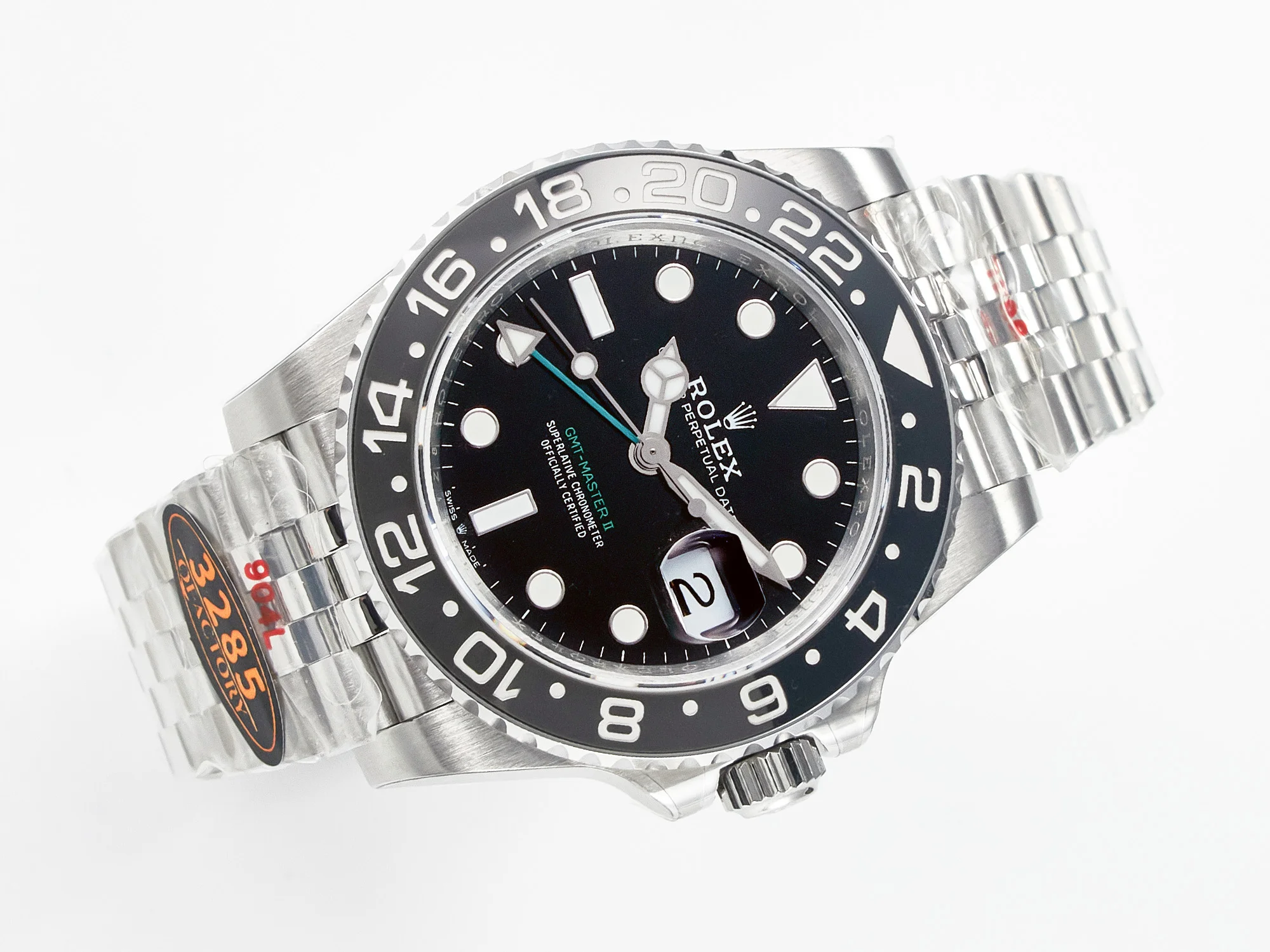 GMT-Master II 126710 GRNR Black/Grey Ceramic QF 1:1 Best Edition on Jubilee Bracelet VR3285 CHS