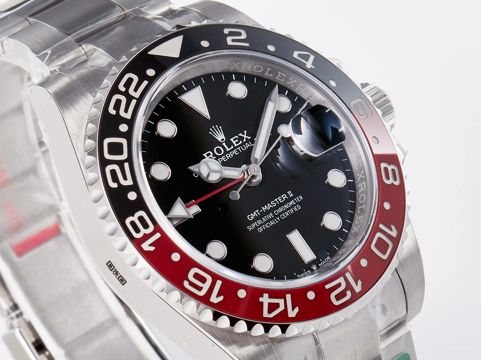 GMT-Master II 126710 LNRO Black/Red Ceramic 904L ARF 1:1 Best Edition on Oyster Bracelet SH3285 CHS V3