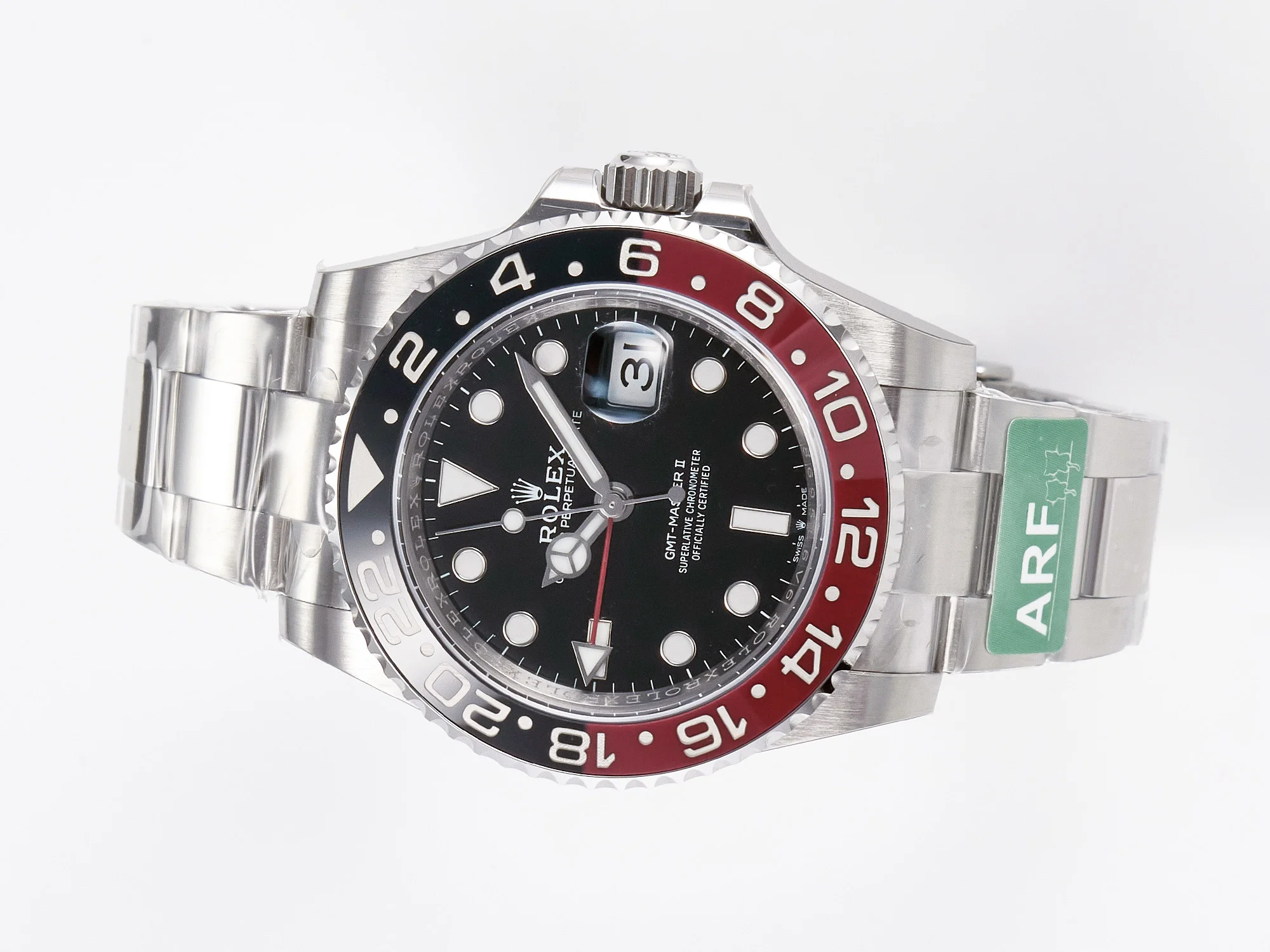 GMT-Master II 126710 LNRO Black/Red Ceramic 904L ARF 1:1 Best Edition on Oyster Bracelet SH3285 CHS V3