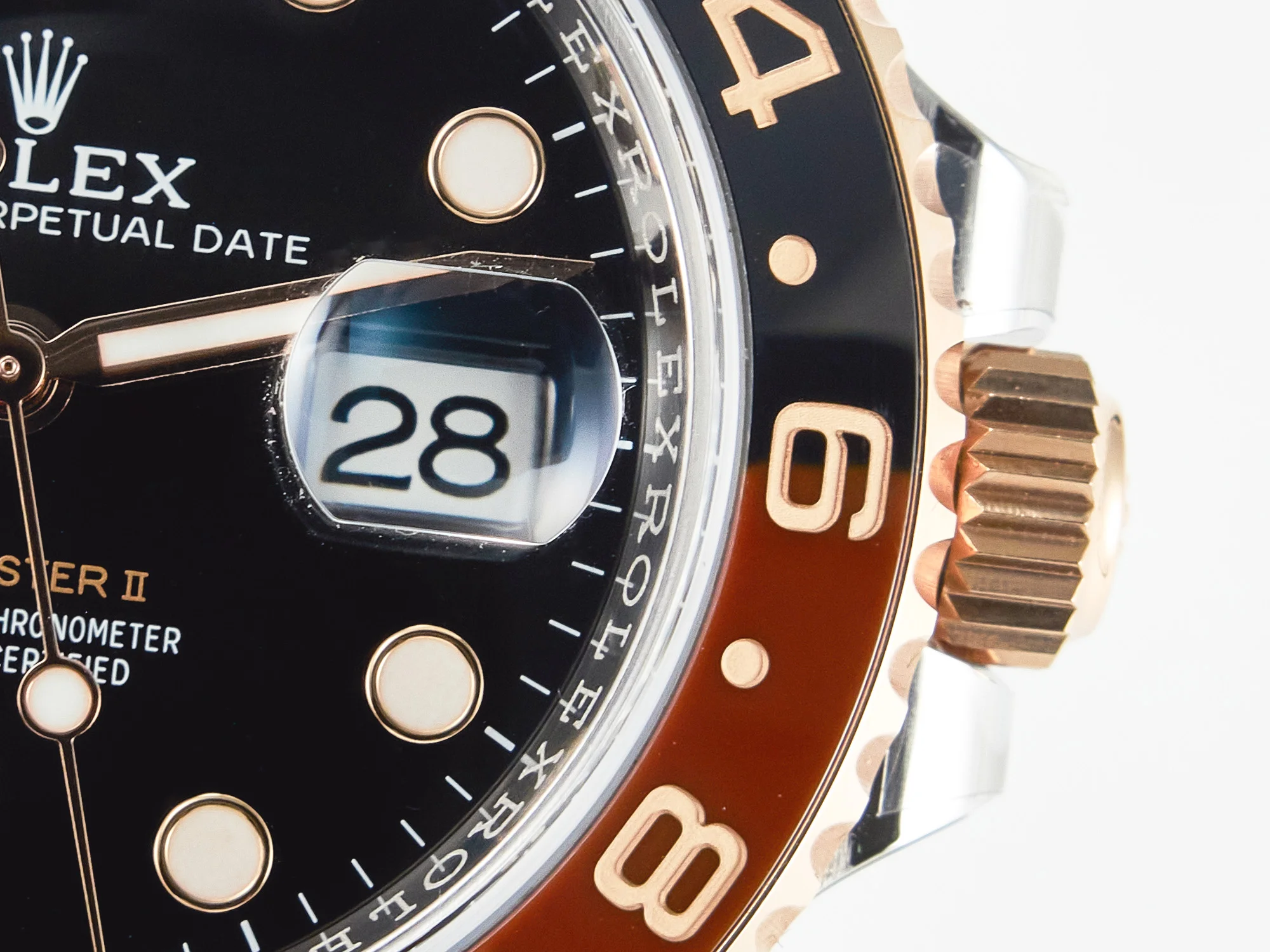 GMT-Master II 126711 CHNR ARF 1:1 Best Edition on Black Dial SS/RG Bracelet Super Clone VR3285 CHS (Gain Weight)