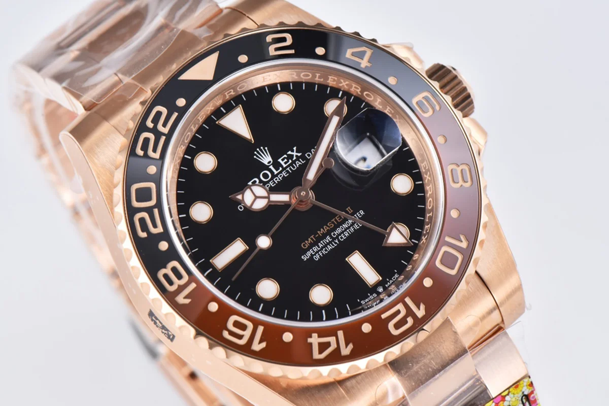 GMT Master II 126715CHNR “Rootbeer” in Everose Gold