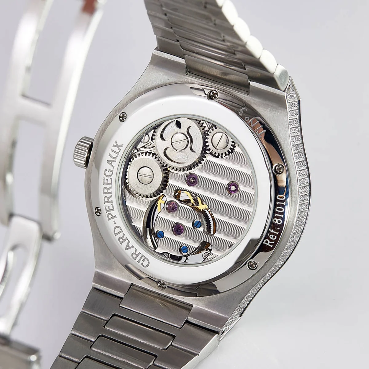 Laureato Tourbillon Blue Dial in Titanium