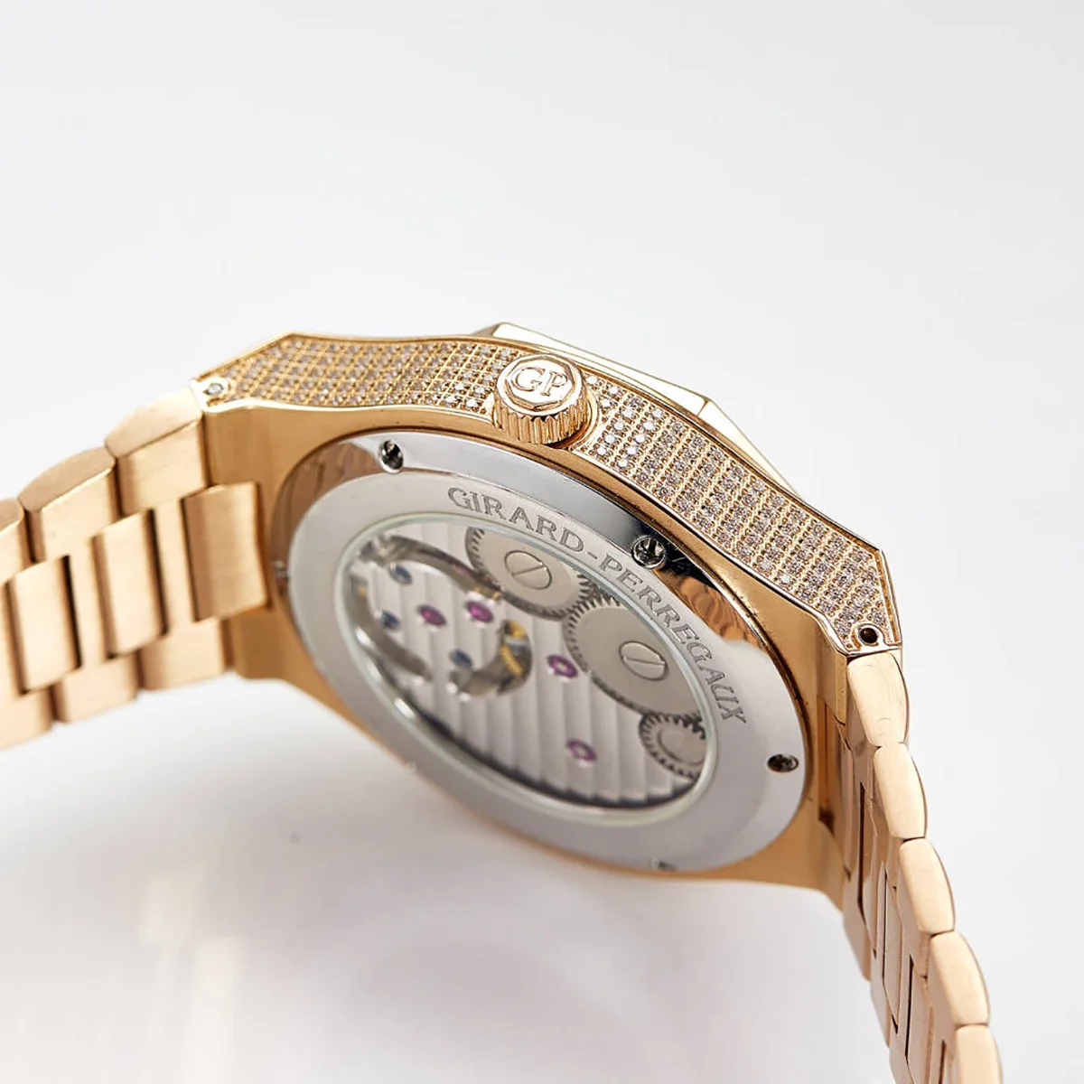 Laureato Tourbillon White Dial in Rose Gold