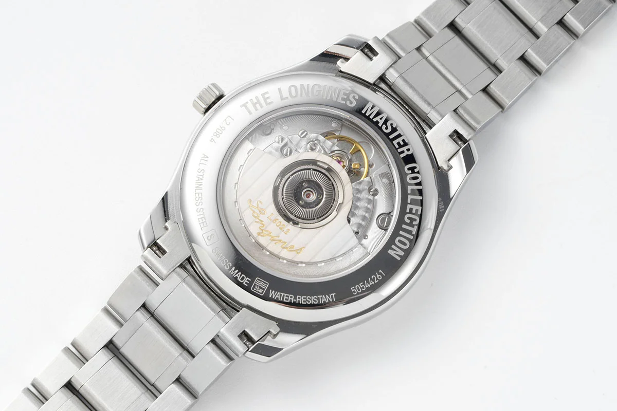 Master Collection White Dial in Steel Ref. L2.908.4.78.6