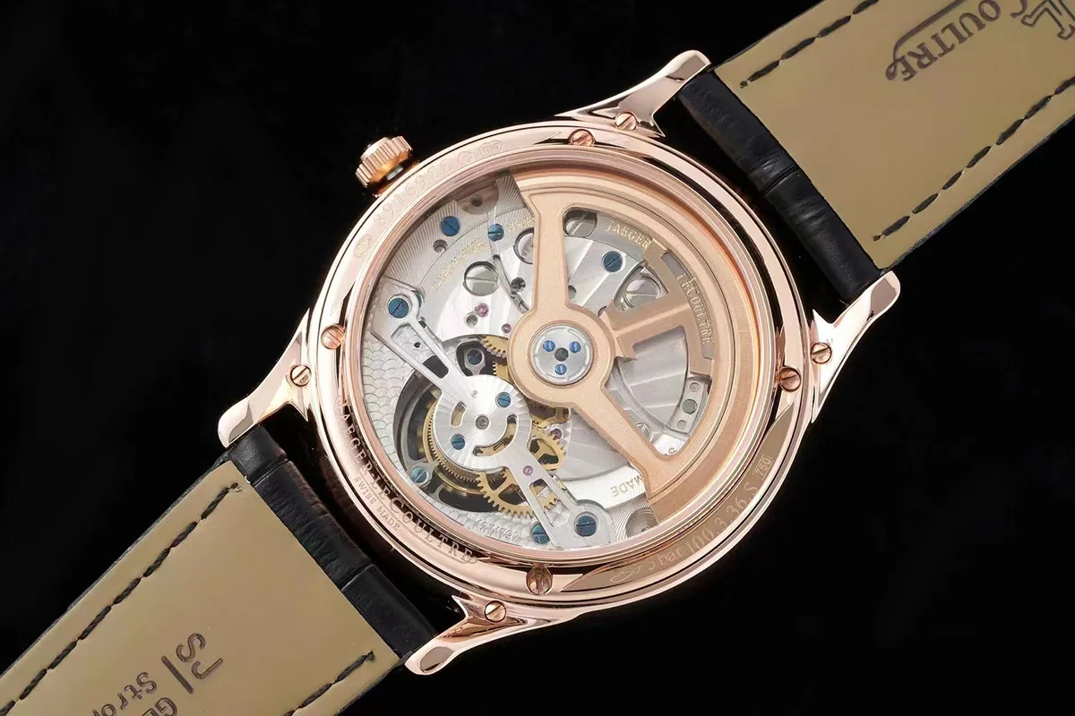 Master Control Tourbillon Black Dial in Rose Gold