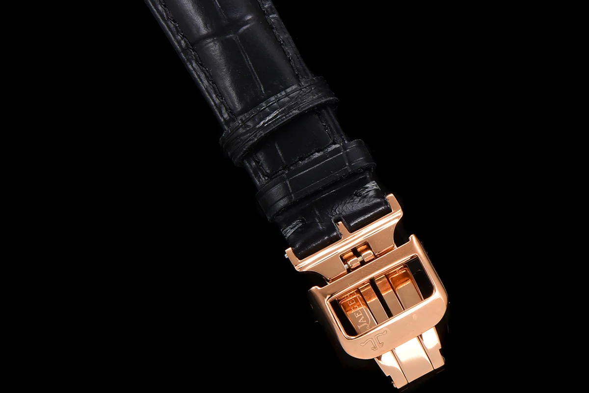 Master Ultra Thin Tourbillon Blue Dial with Diamond Bezel in Rose Gold