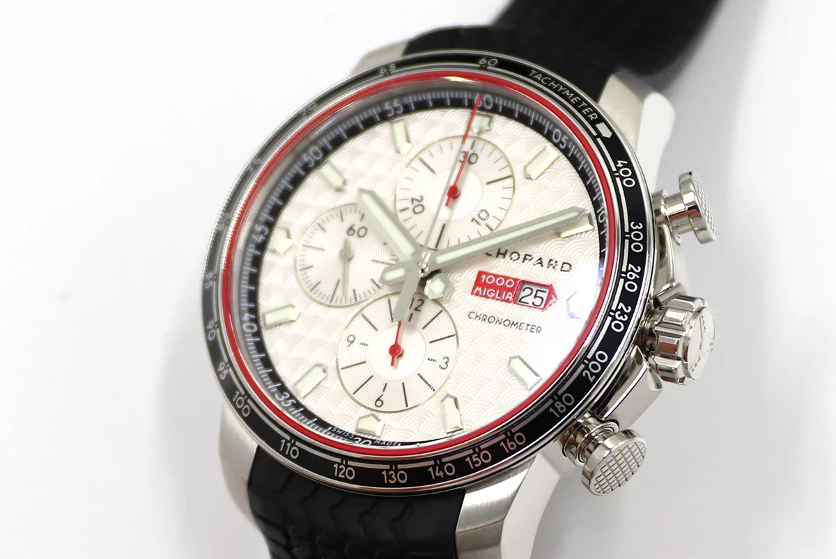 Mille Miglia GTS Chrono White Dial in Steel