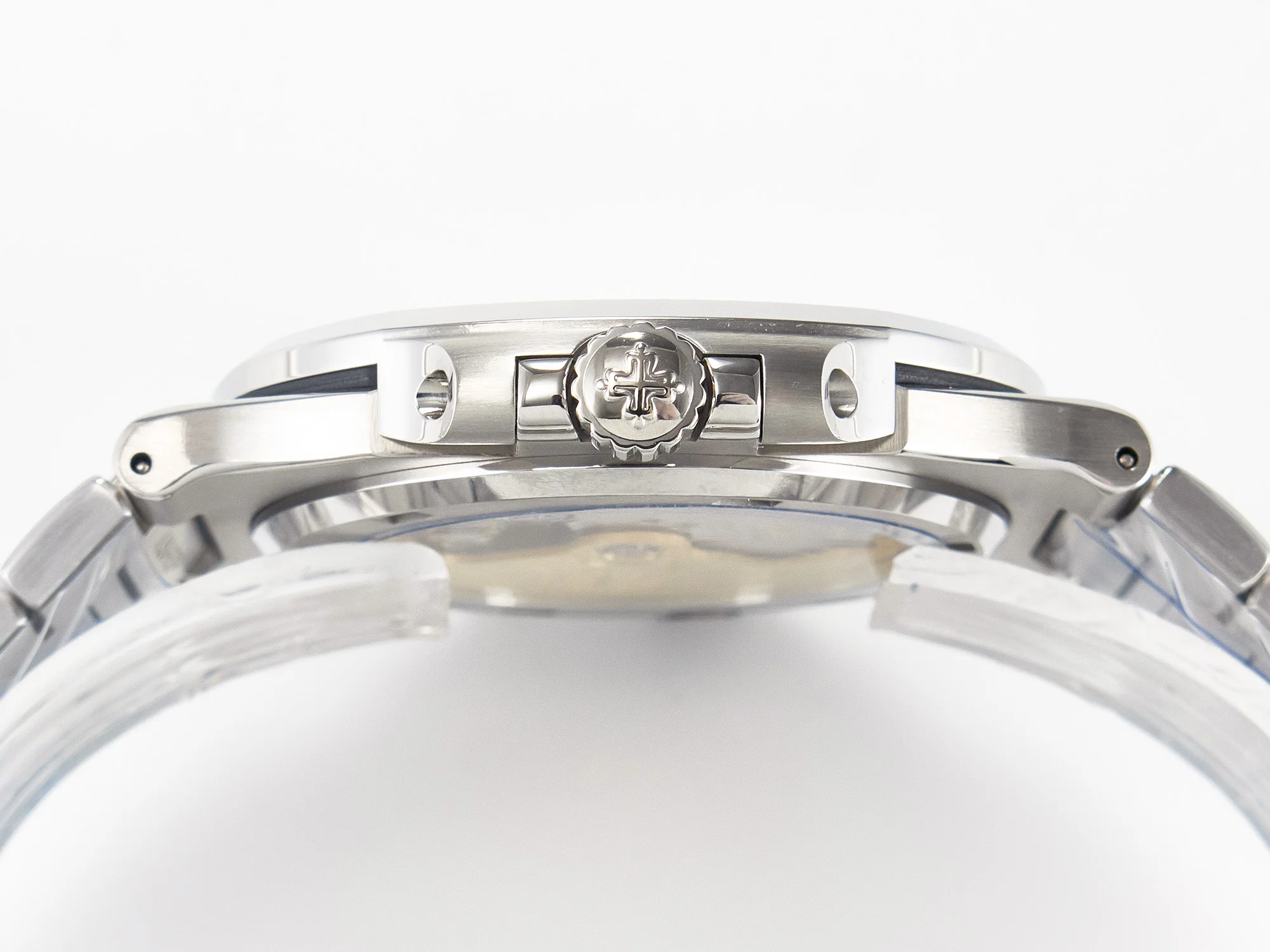 Nautilus 5711/1A-010 3KF 1:1 Best Edition Blue Textured Dial on SS Bracelet A324 Super Clone