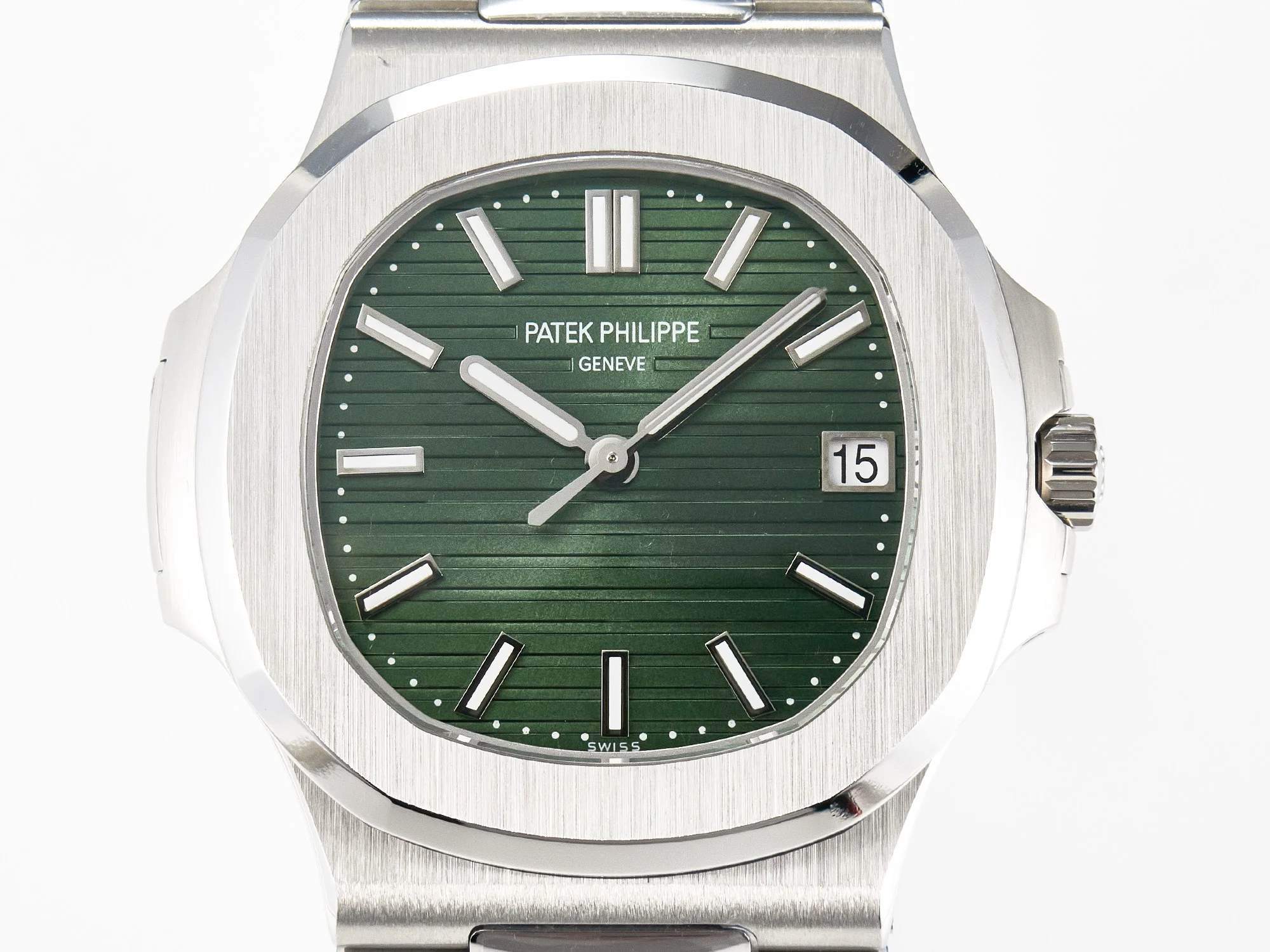 Nautilus 5711/1A 3KF 1:1 Best Edition Green Dial on SS Bracelet A324 Super Clone V2