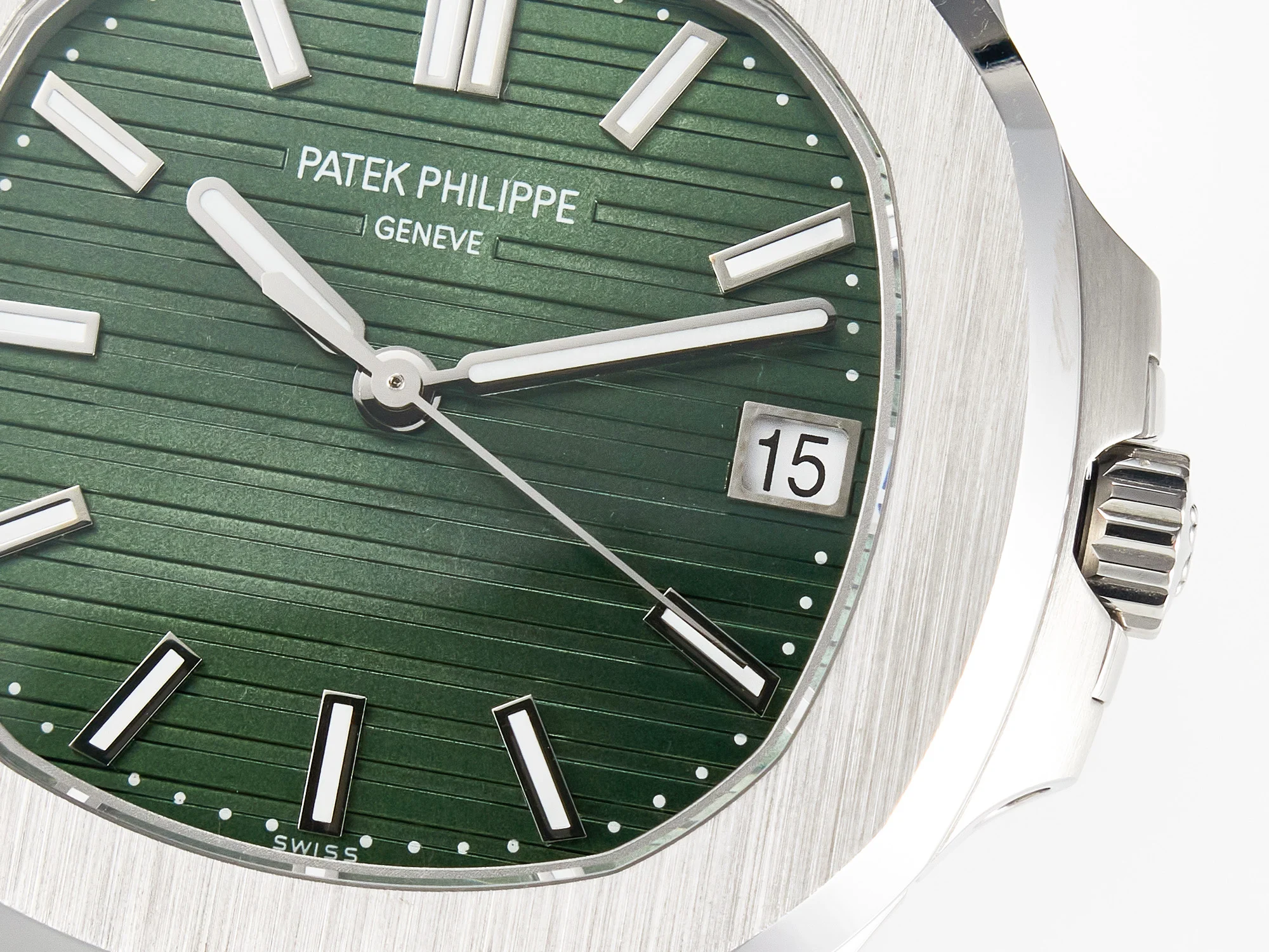 Nautilus 5711/1A 3KF 1:1 Best Edition Green Dial on SS Bracelet A324 Super Clone V2