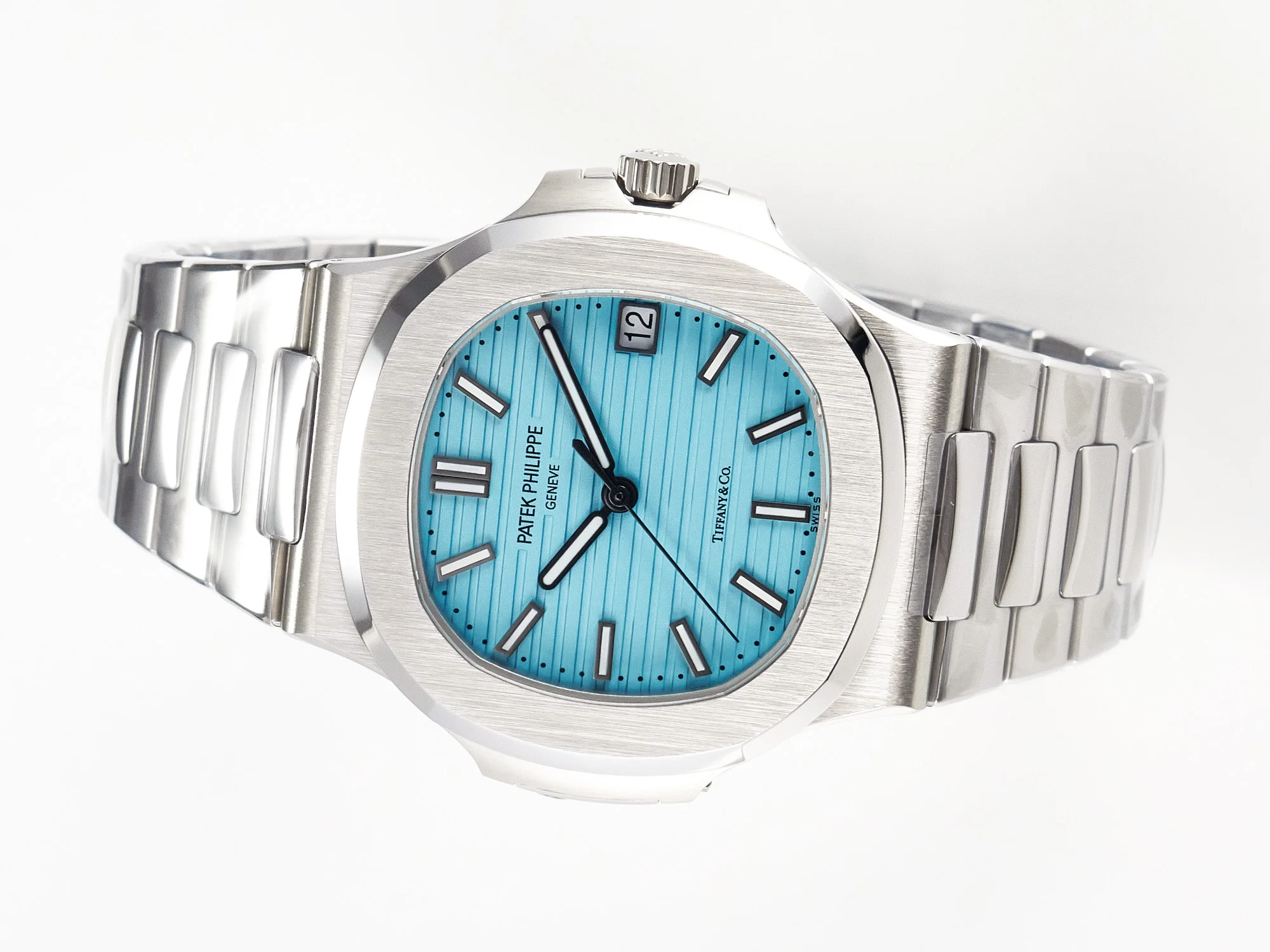Nautilus 5711 3KF 1:1 Best Edition Tiffany Blue Dial on SS Bracelet A324 Super Clone V2