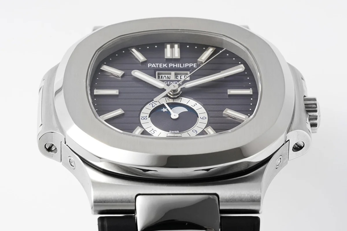 Nautilus 57261A-001 Grey Dial in Rubber Strap