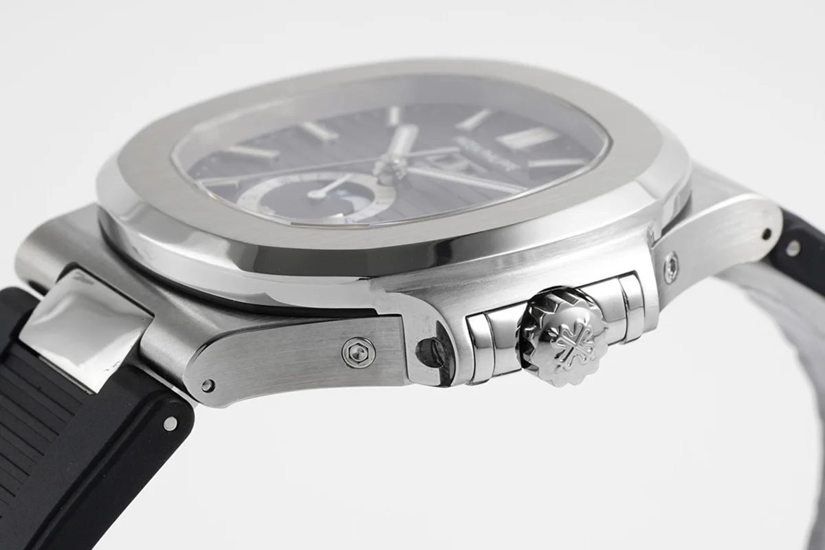 Nautilus 57261A-001 Grey Dial in Rubber Strap