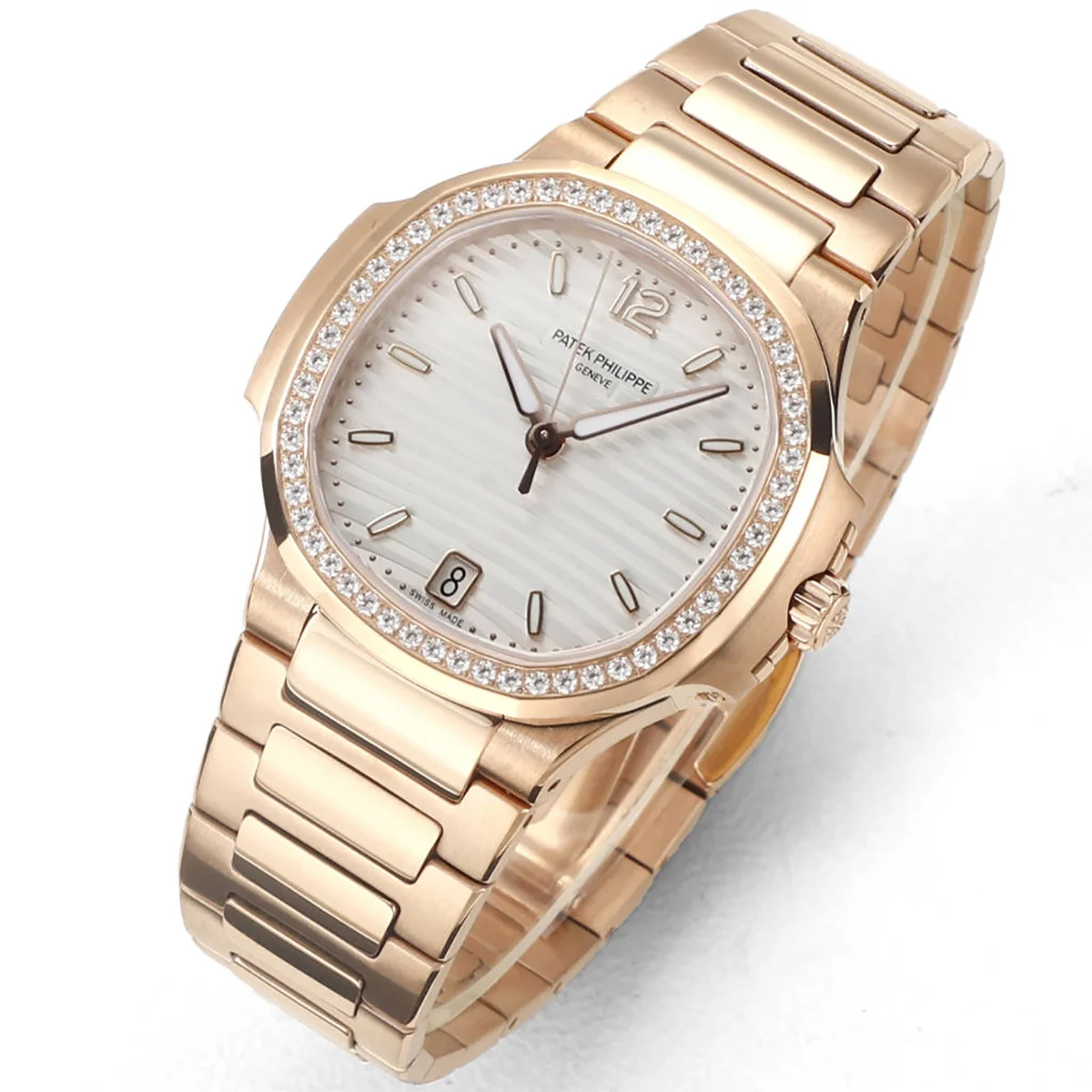 Nautilus 7118/1200R-001 White Dial