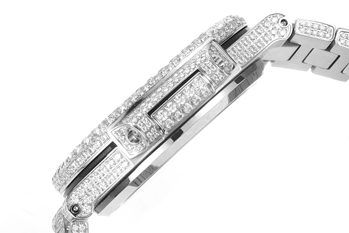 Nautilus Jumbo 5711 Diamond Dial with Diamond Bezel with Paved Diamonds in White Gold