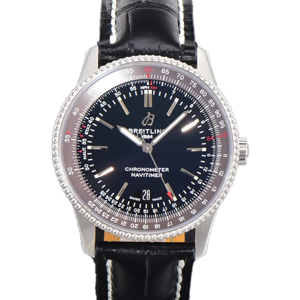 Navitimer Automatic 41 Black Dial in Steel