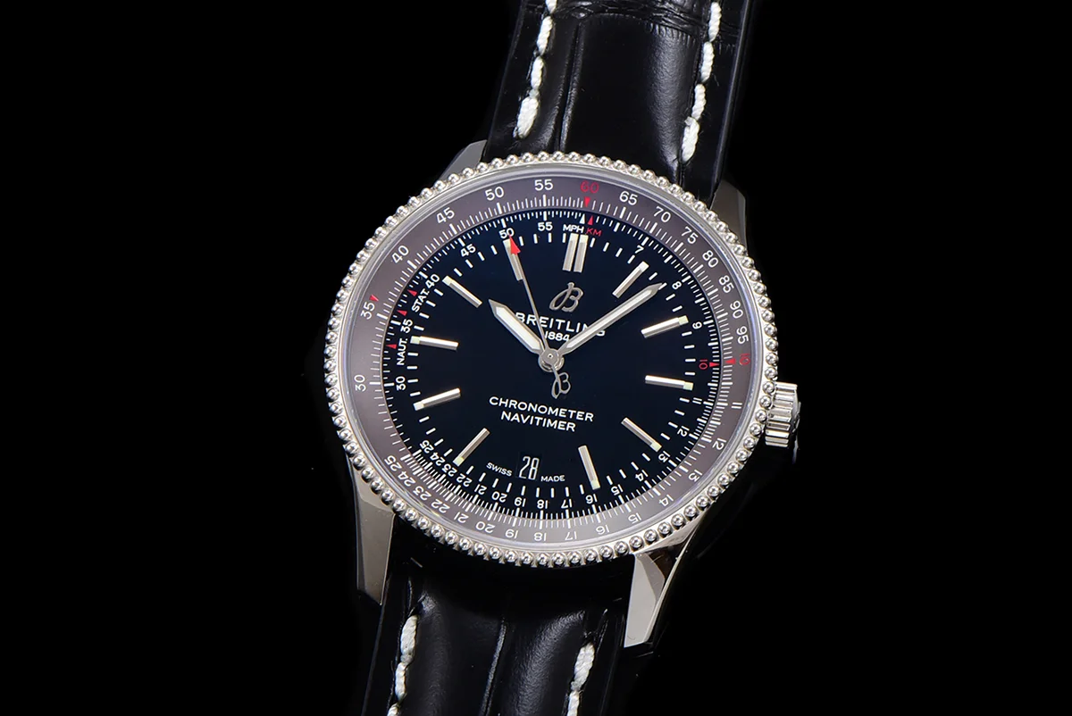Navitimer Automatic 41 Black Dial in Steel