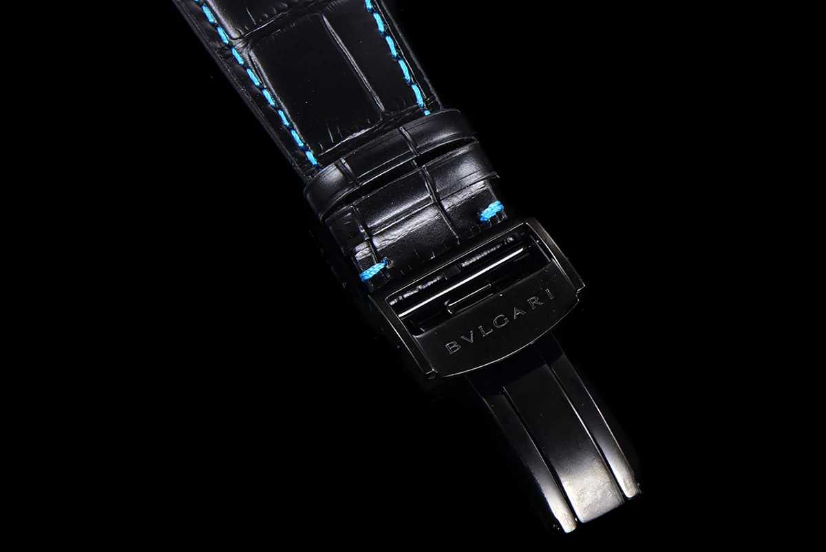 Octo Roma Watch with Blue Markers