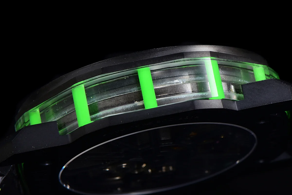 Octo Roma Watch with Green Markers