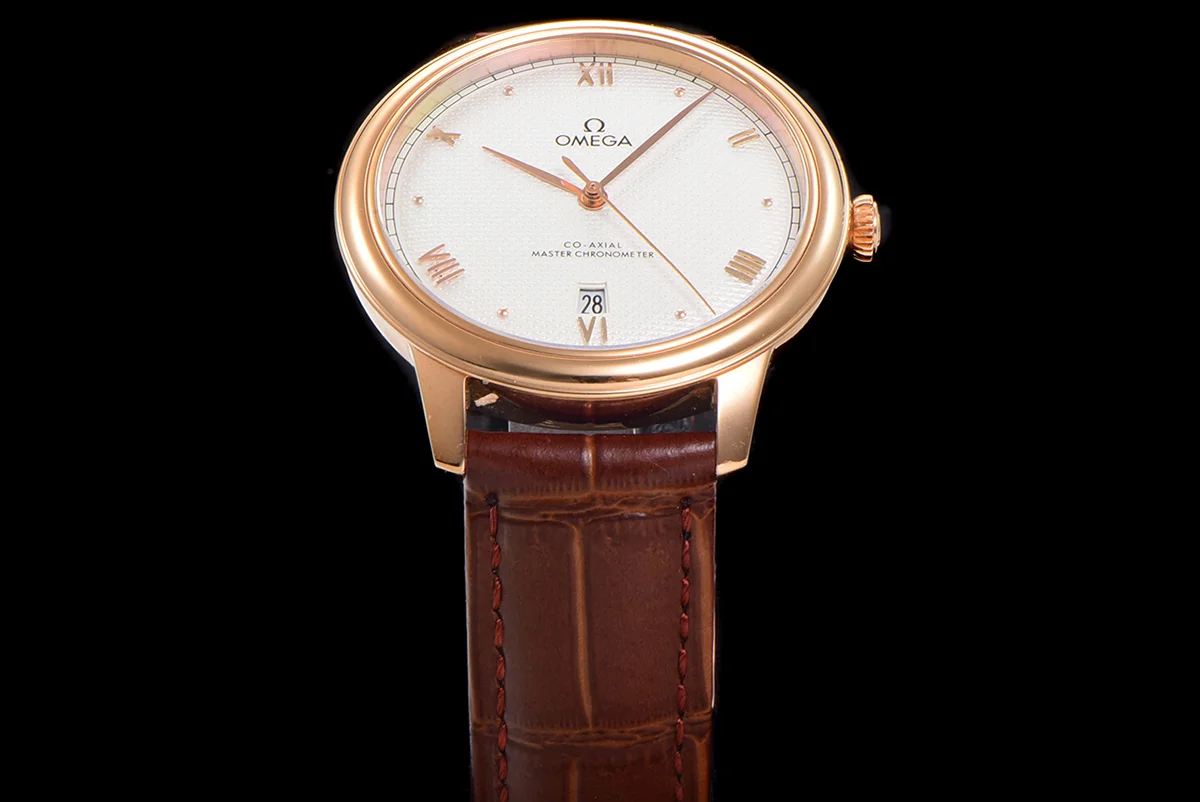 Omega De Ville Prestige Co‑Axial Master Chronometer 40mm White Dial in Rose Gold