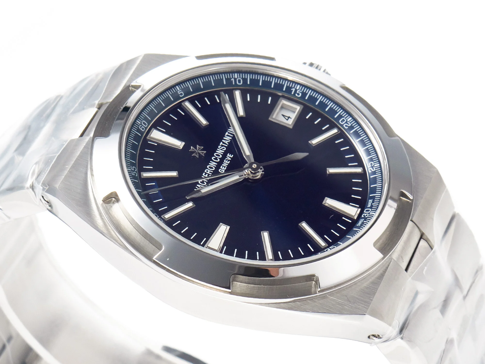 Overseas 4500V SS ZF 1:1 Best Edition Blue Dial on SS Bracelet A5100