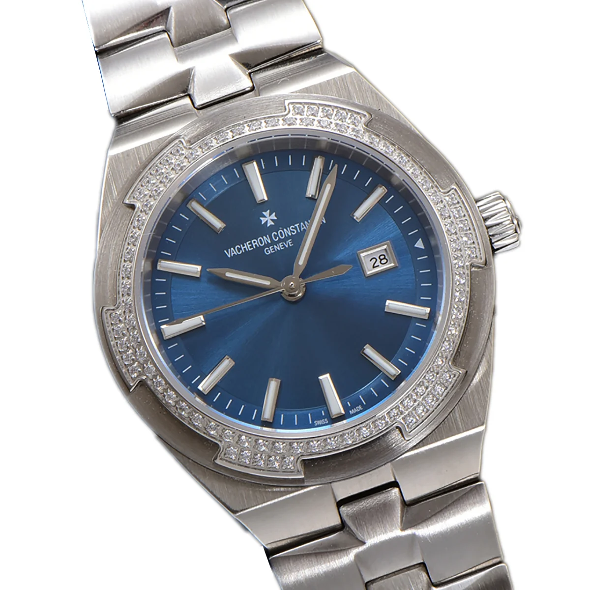 Overseas Blue Dial Ref. 4205 35mm in Steel