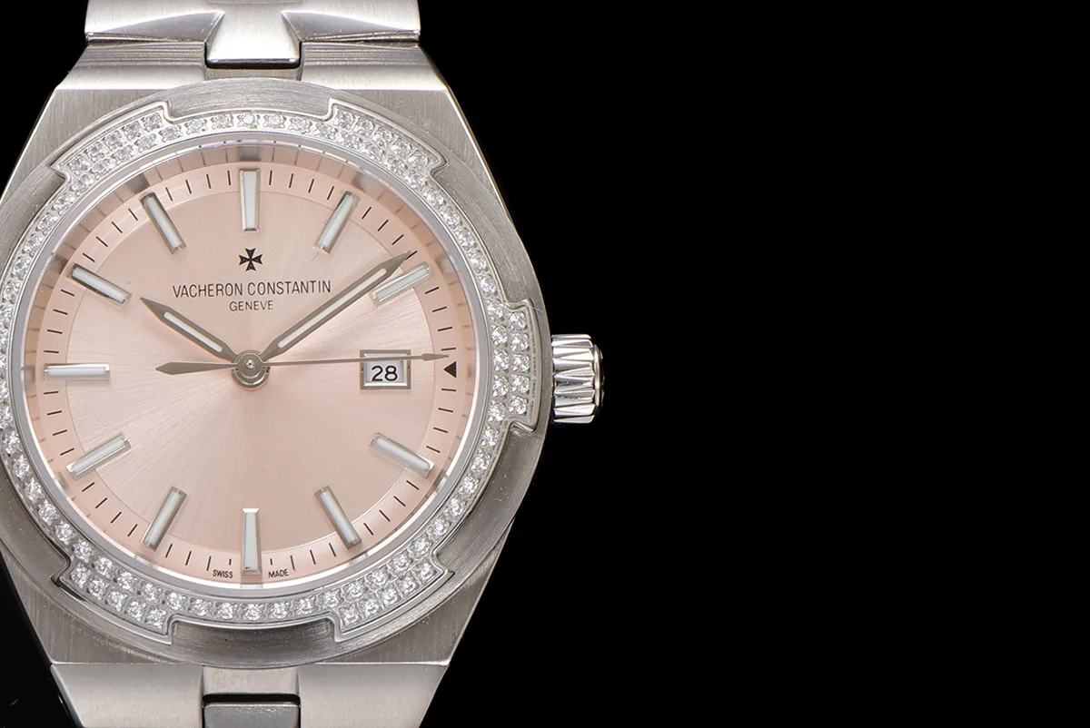 Overseas Pink Dial Ref. 4205 35mm in Steel