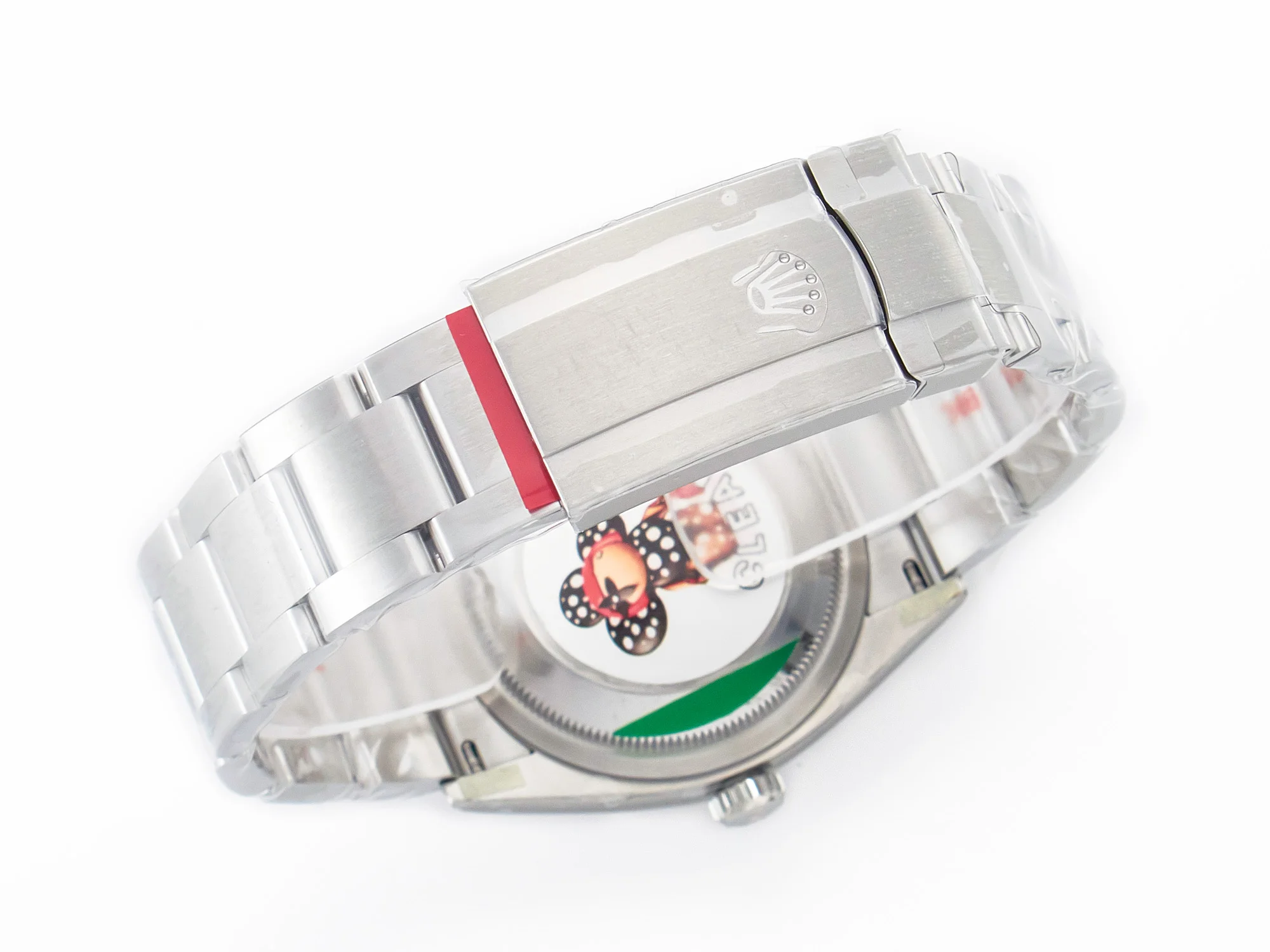 Oyster Perpetual 36mm 126000 Clean 1:1 Best Edition 904L Steel Red Dial on SS Bracelet VR3230