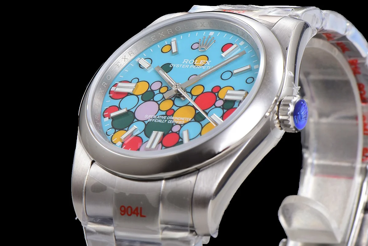 Oyster Perpetual 36mm Turquoise Blue Dial Celebration Motif 126000