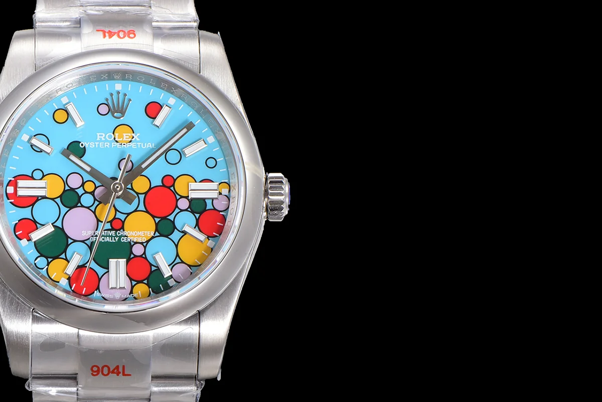 Oyster Perpetual 36mm Turquoise Blue Dial Celebration Motif 126000
