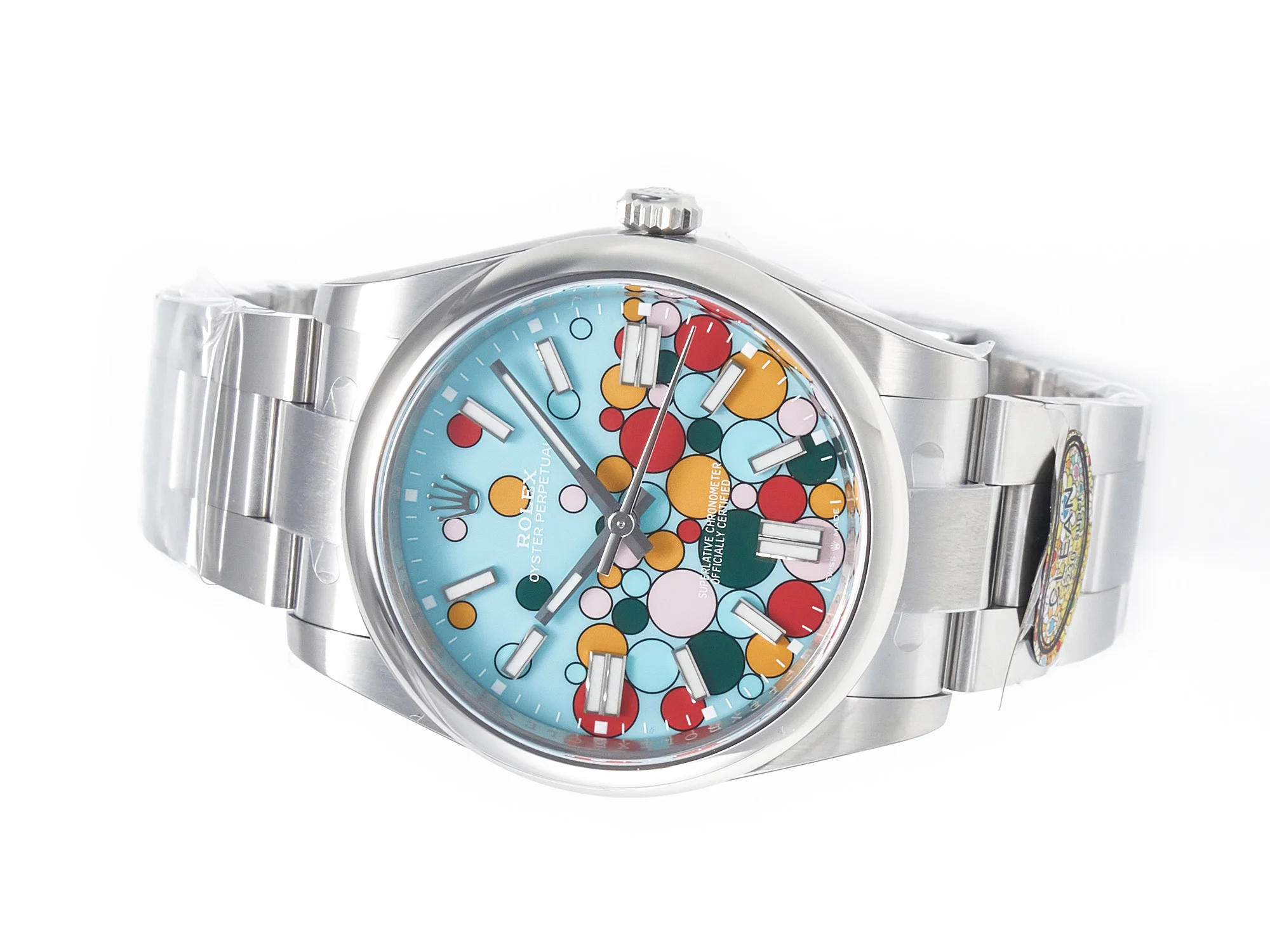 Oyster Perpetual 41mm 124300 Clean 1:1 Best Edition 904L Steel Balloon Dial on SS Bracelet VR3230