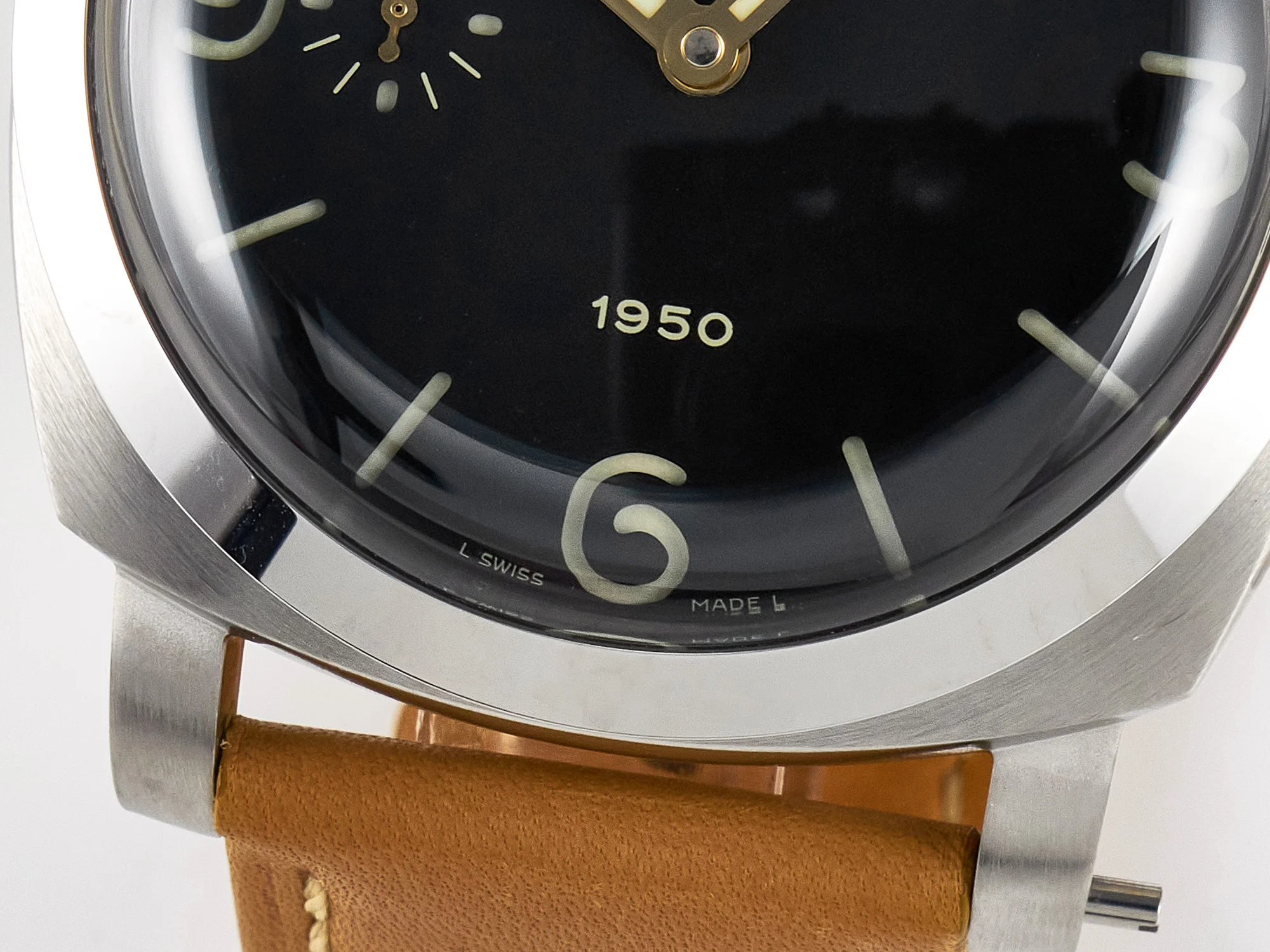 PAM127 E VSF 1:1 Best Edition on Brown Leather Strap A6497 with Y-Incabloc