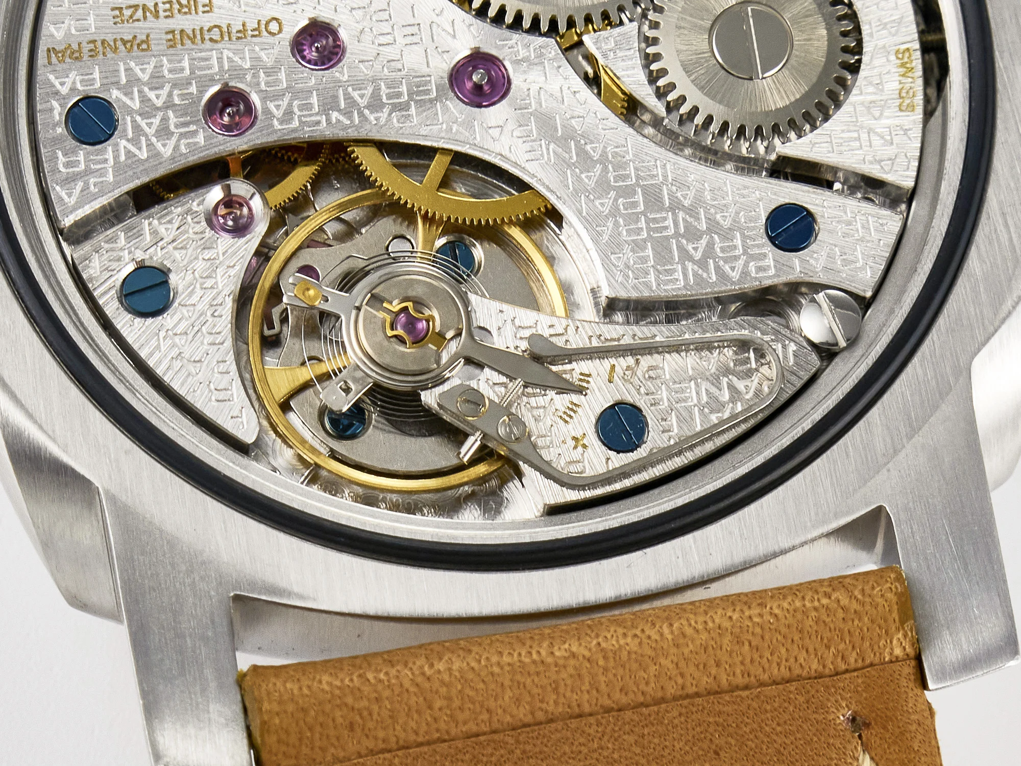 PAM127 E VSF 1:1 Best Edition on Brown Leather Strap A6497 with Y-Incabloc