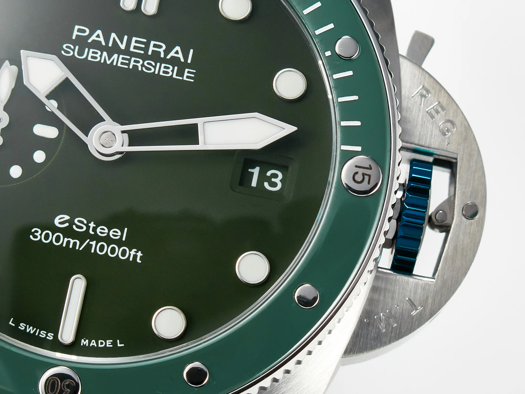 PAM1287 V TTF 1:1 Best Edition Green Dial on Green Nylon Strap P900