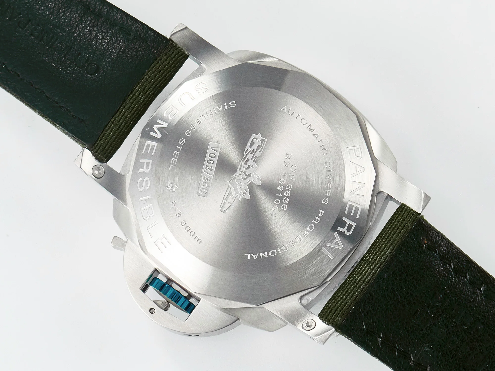 PAM1287 V TTF 1:1 Best Edition Green Dial on Green Nylon Strap P900