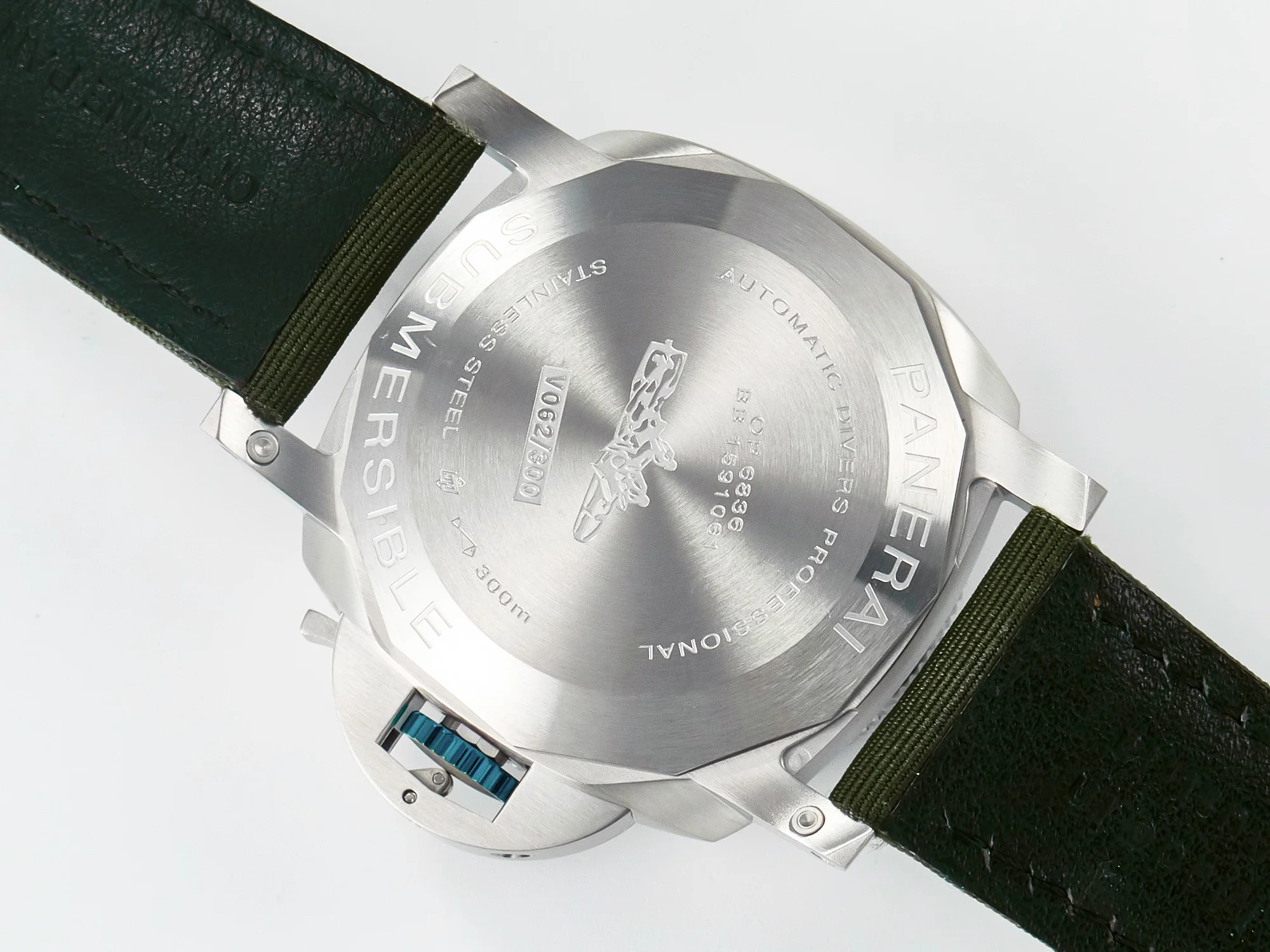 PAM1287 V TTF 1:1 Best Edition Green Dial on Green Nylon Strap P900