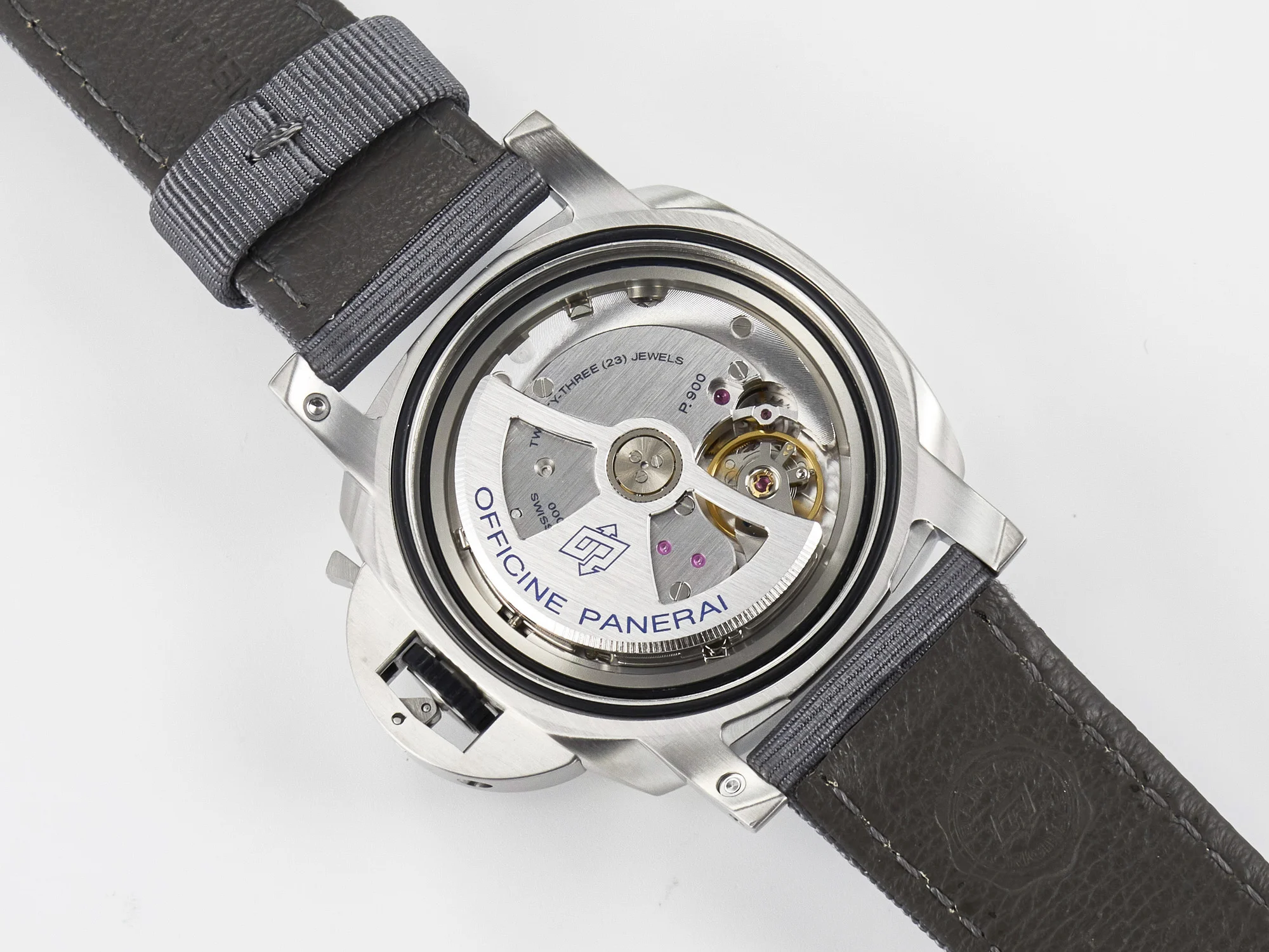 PAM1288 Y VSF 1:1 Best Edition Gray Dial on Gray Nylon Strap P900